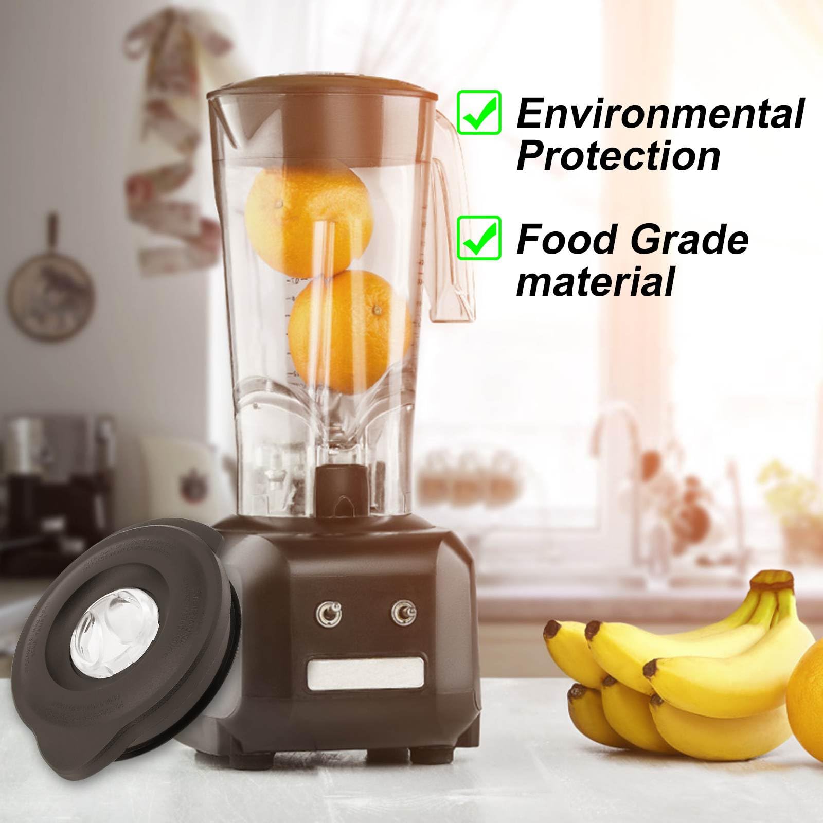 Oster Blender Lid Cover Replacement - 2Pcs Compatible with Osterizer Classic Series 6-Cup Glass Jar & Oster Pro 1200 Blender - Durable Blender Accessories for Smoothies, Shakes & Food Prep