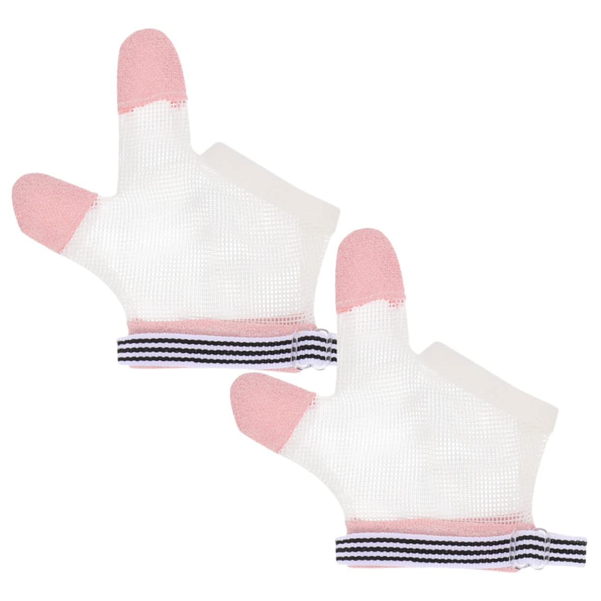 Wakauto 2 Pairs Thumb Sucking Prevention Gloves for Toddlers - Soft, Comfortable Finger Guards for Boys & Girls - Stop Nail Biting & Thumb Sucking Habits - Ideal for Daycare, Travel & Home Use