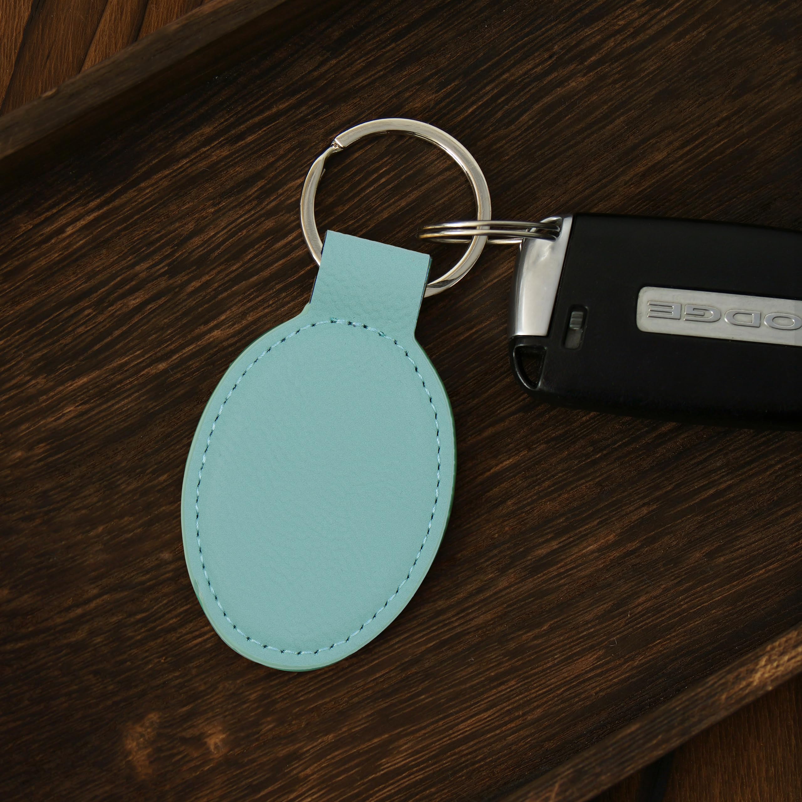 Custom LaserGram Oval Keychain - Personalized Pole Dancer Design - Perfect for Dance Enthusiasts & Gift Giving