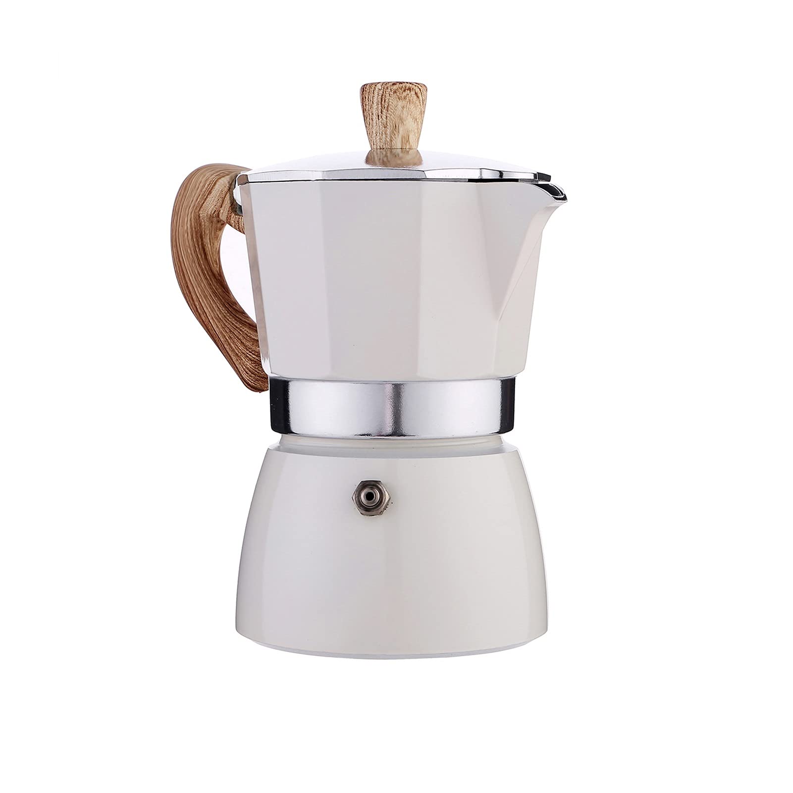 Premium French Press Coffee Maker - 300ml/150ml Aluminum Coffee Pot for Espresso & Mocha - Durable Percolator for Home & Office - Light Yellow (Ideal for Camping, Gifts & Daily Brewing)