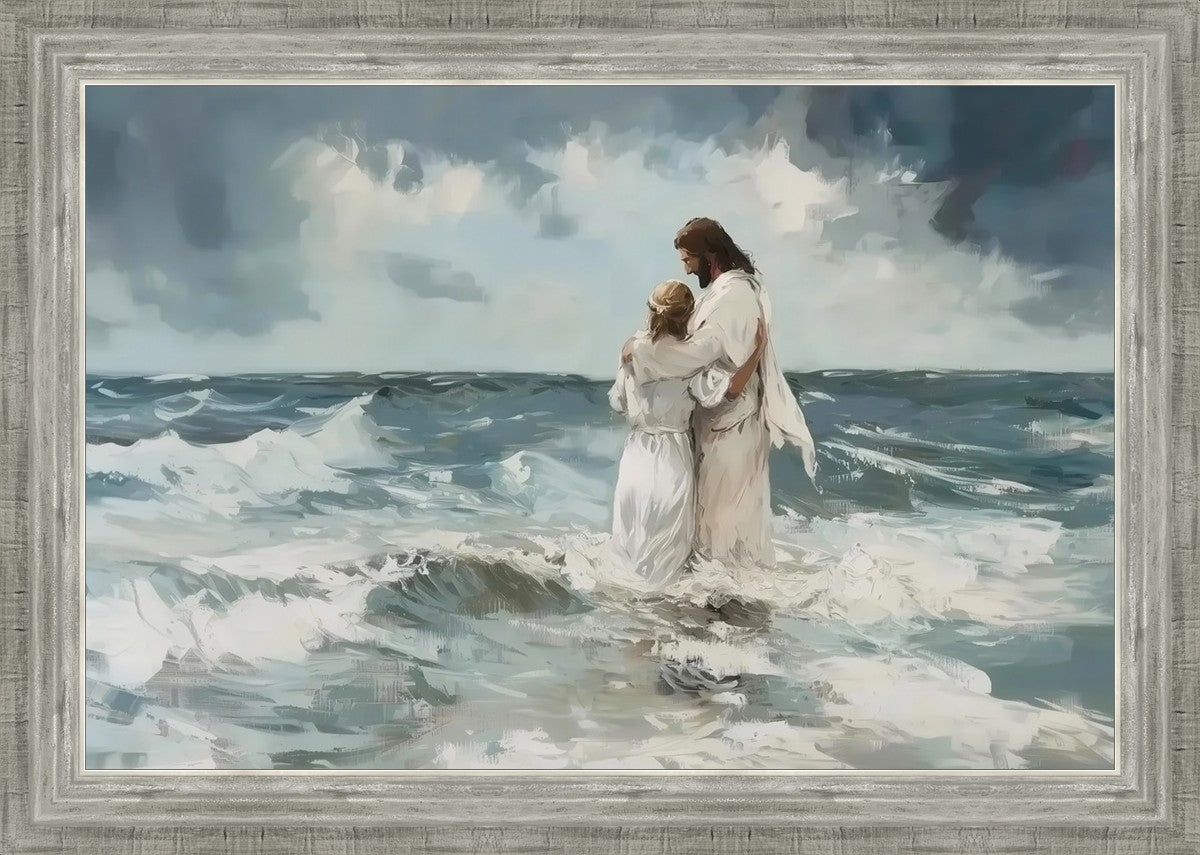 Be Still By Gabriel Heaton - Inspirational Christian Wall Art for Home & Office Decor - Perfect for Living Room, Bedroom, or Gift