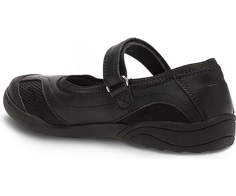 Stride Rite M2P Jules Black Mary Jane Shoes for Toddlers & Kids - Perfect for School, Parties & Everyday Wear