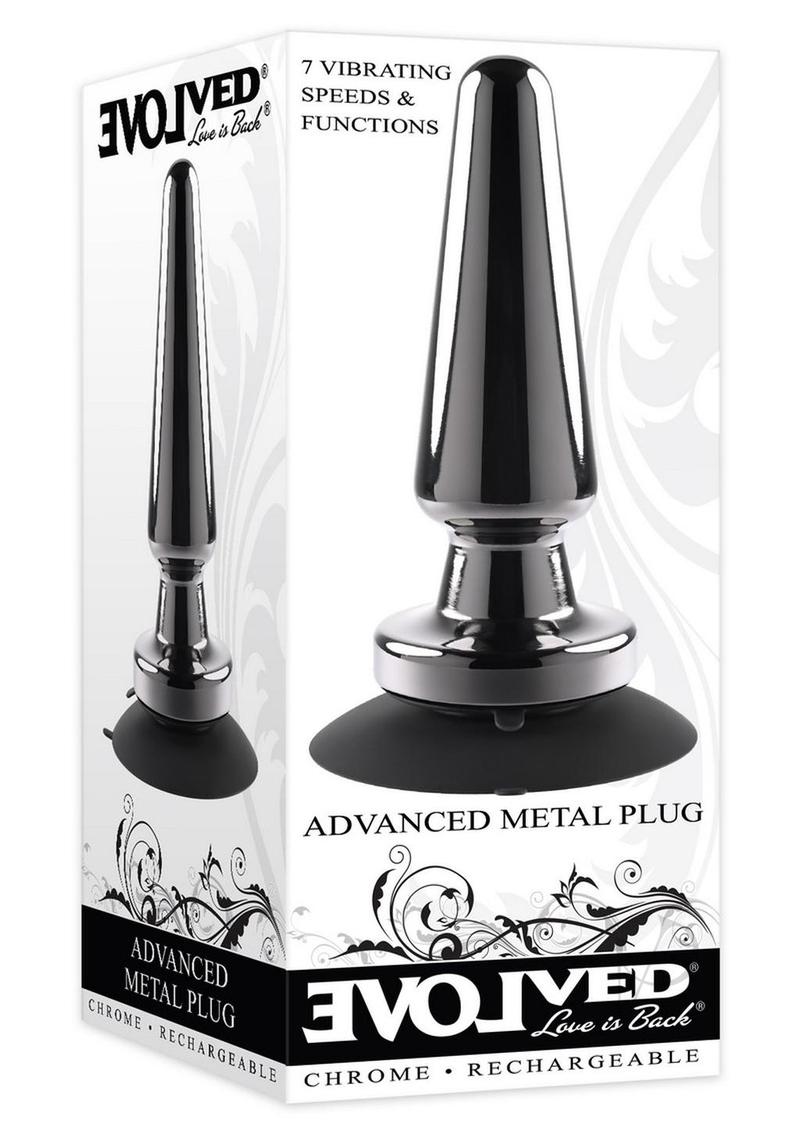 Premium Rechargeable Vibrating Anal Plug - High-Quality Metal Design for Enhanced Pleasure - Perfect for Couples Play & Solo Exploration