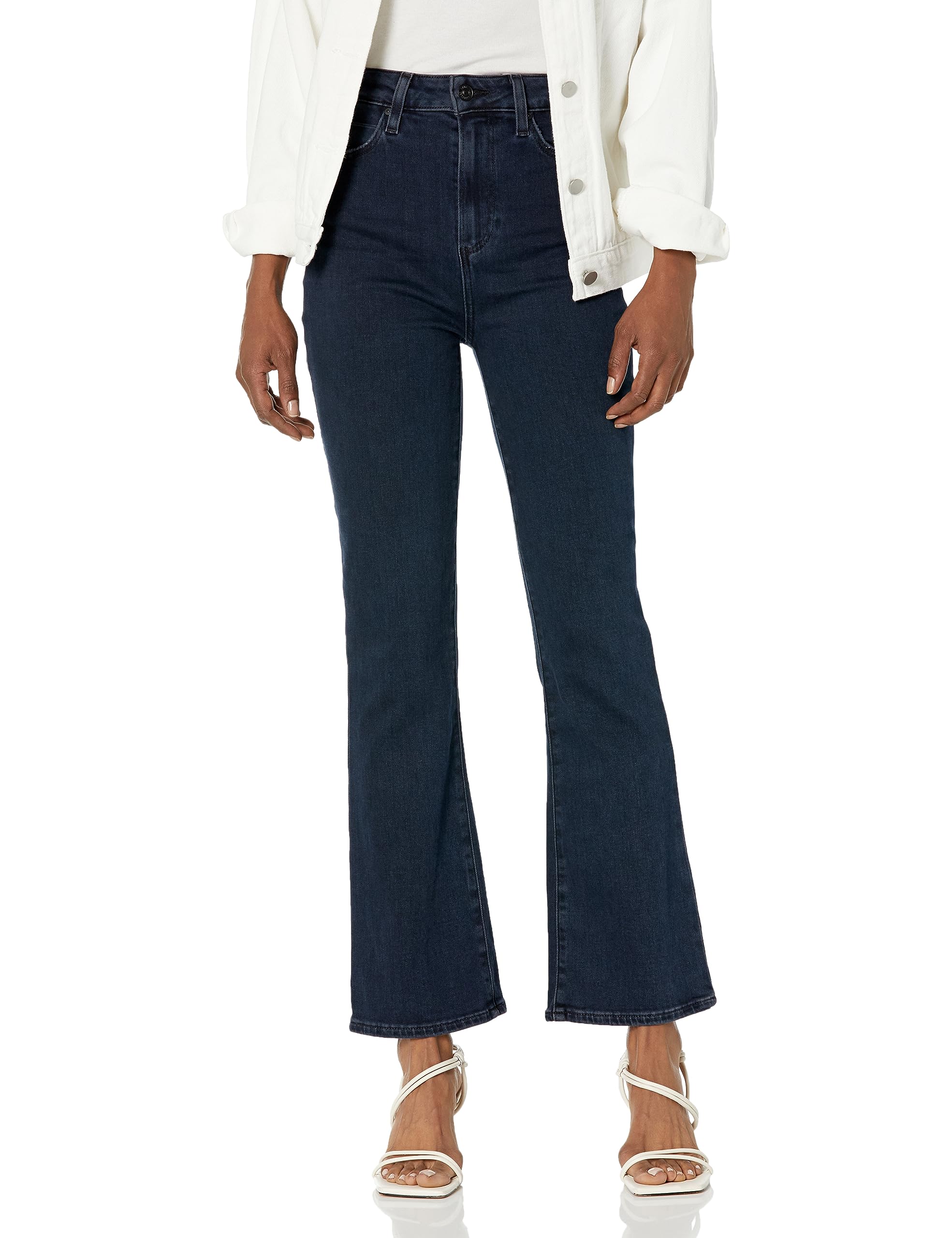 PAIGE Women's Claudine Linear Coin Pocket High Waist Skinny Jeans - Trendy Stretch Denim Pants for Casual & Night Out