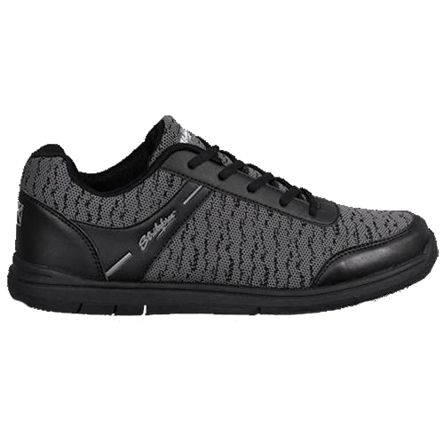 KR Strikeforce Youth Flyer Mesh Black/Steel Bowling Shoes - Lightweight & Breathable for Competitive Bowling & League Play