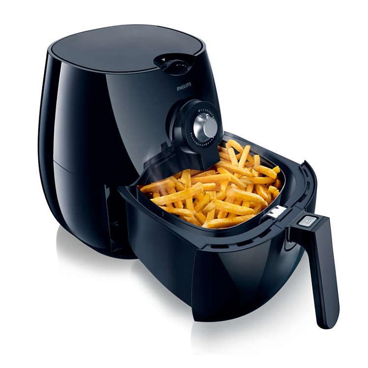 PHILIPS Viva Collection HD9220 Air Fryer - Certified Refurbished with Manufacturer Warranty | Healthy Oil-Free Cooking for Family Meals, Snacks & Party Foods