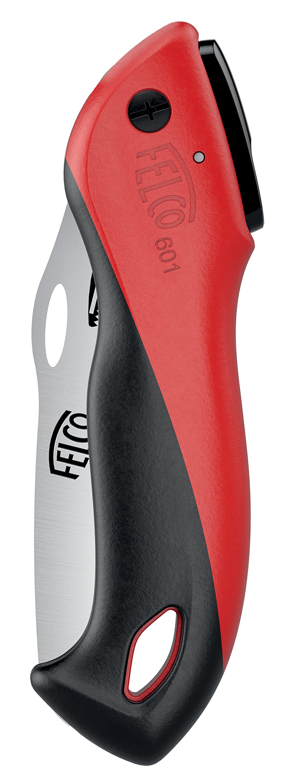 FELCO 601 Mini Folding Pull-Stroke Saw - 4.7 Inch Ultra Compact Hand Saw for Camping, Hiking & Outdoor Survival Gear | Portable Wood Cutting Tool for Garden Pruning & Bushcraft