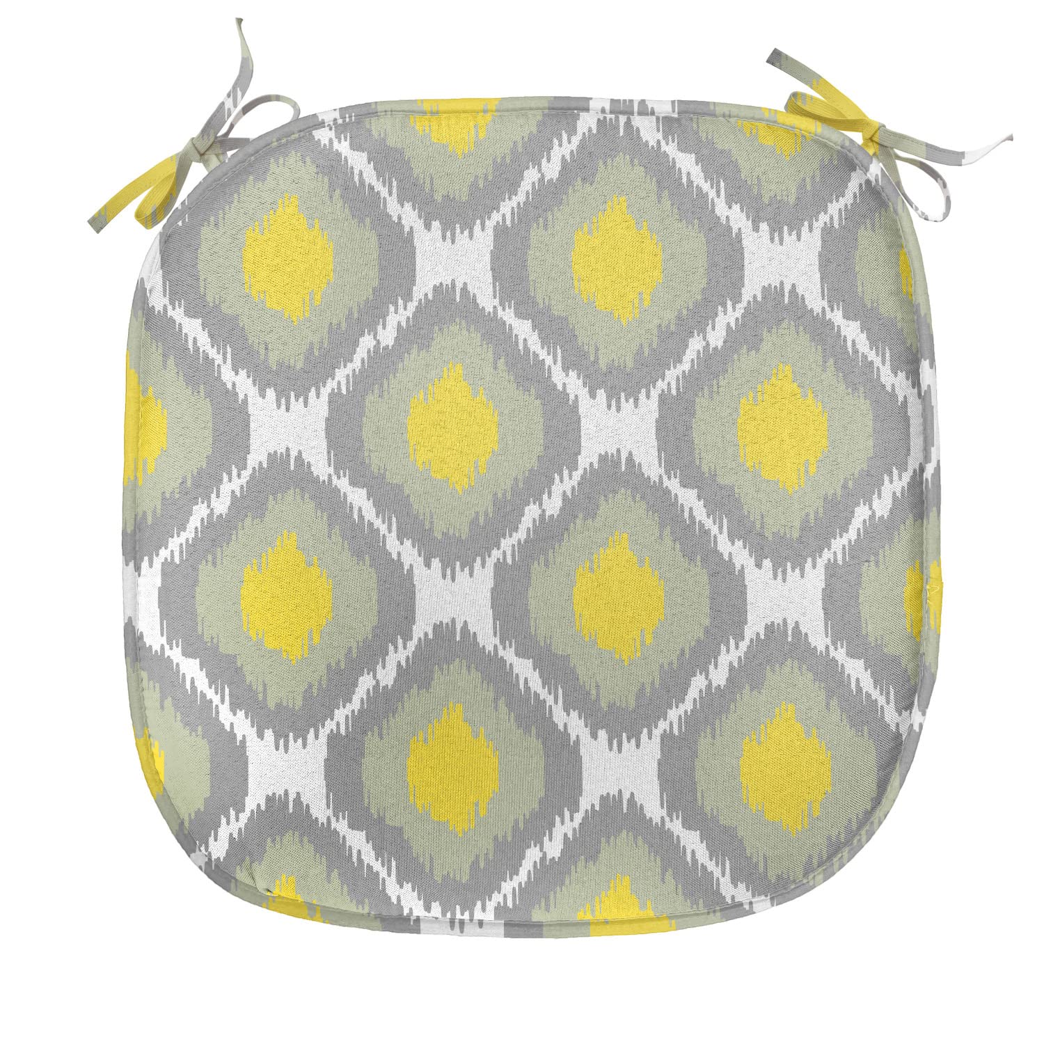 Ambesonne Ikat Chair Cushion Set of 2 - 16