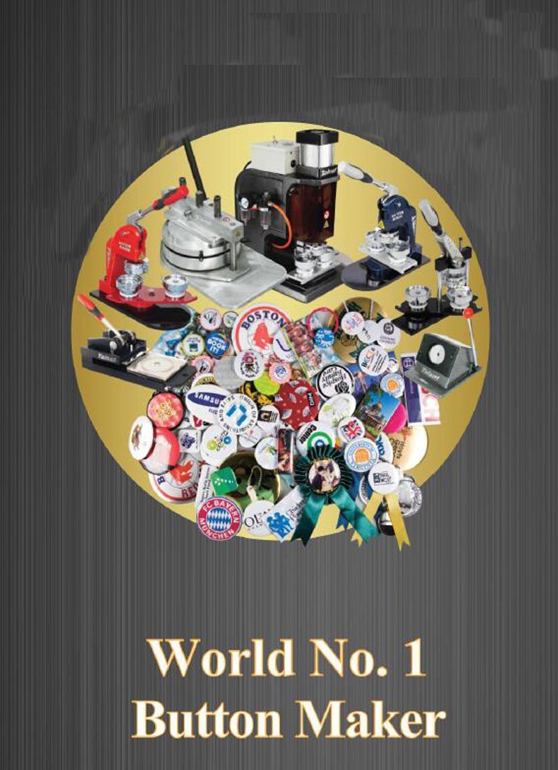 58mm (2-1/4 Inch) Button Maker Machine Parts & Supplies - 100 Sets for DIY Badges, Pins & Custom Buttons - Perfect for Crafts, Events, Promotions & School Projects