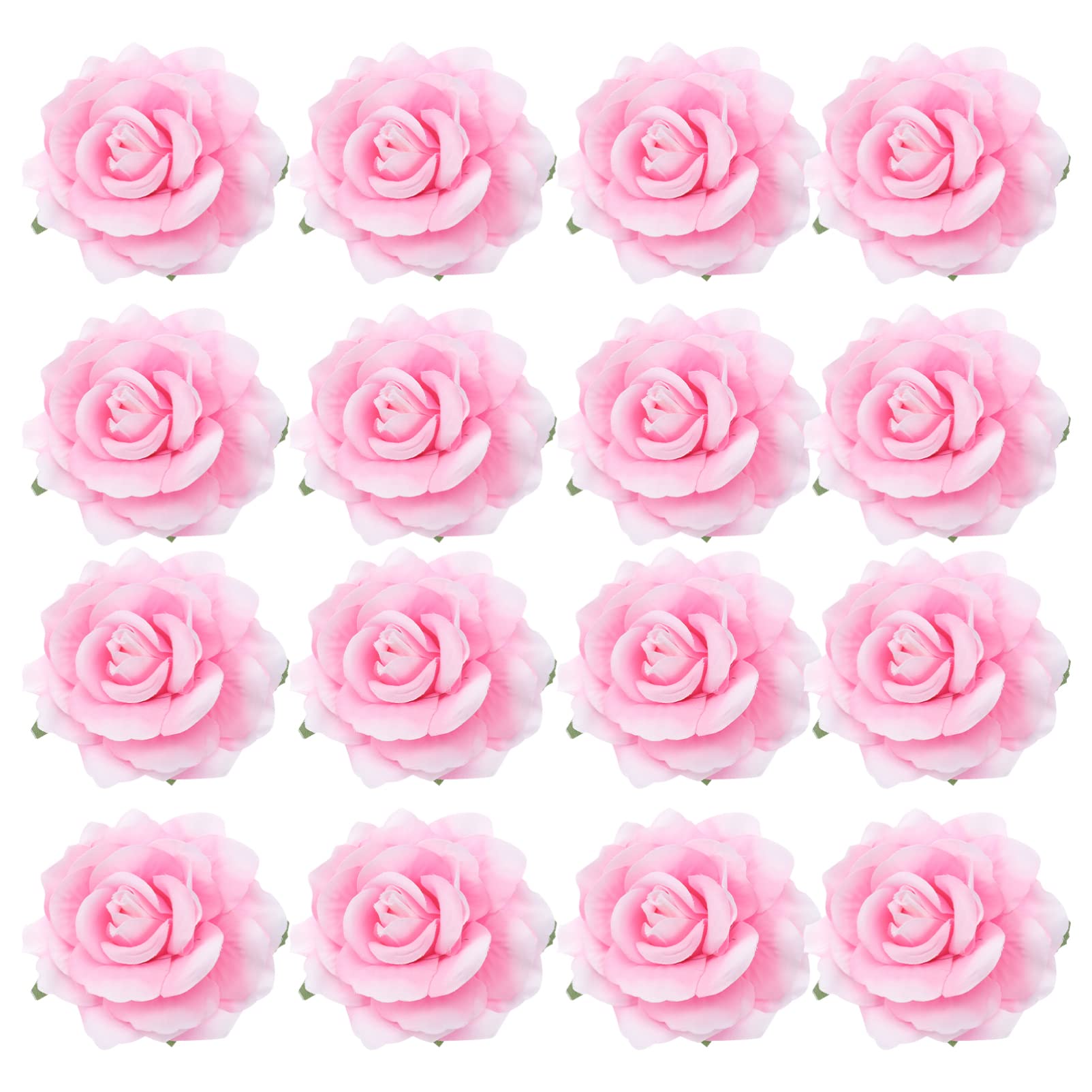 Artibetter 5pcs White Rose Hair Clips for Women - Floral Hair Pins, Wedding Hair Accessories, Party Hair Clips, Girls Hair Ornaments (Pink) - Perfect for Bridal, Prom, Party, and Everyday Wear