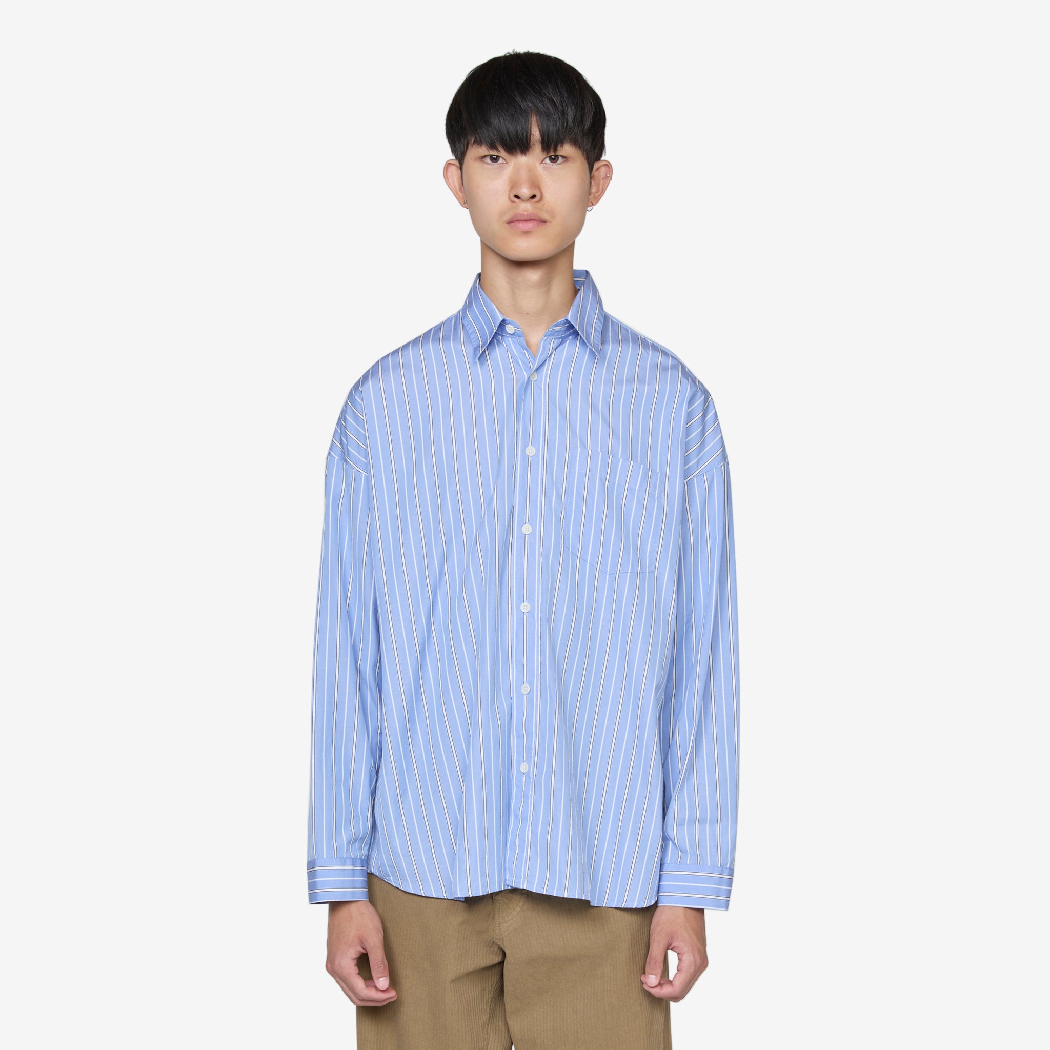 Stable Shirt Light Blue - Premium Comfort Casual Button Down Shirt for Men | Perfect for Office, Date Night & Outdoor Activities