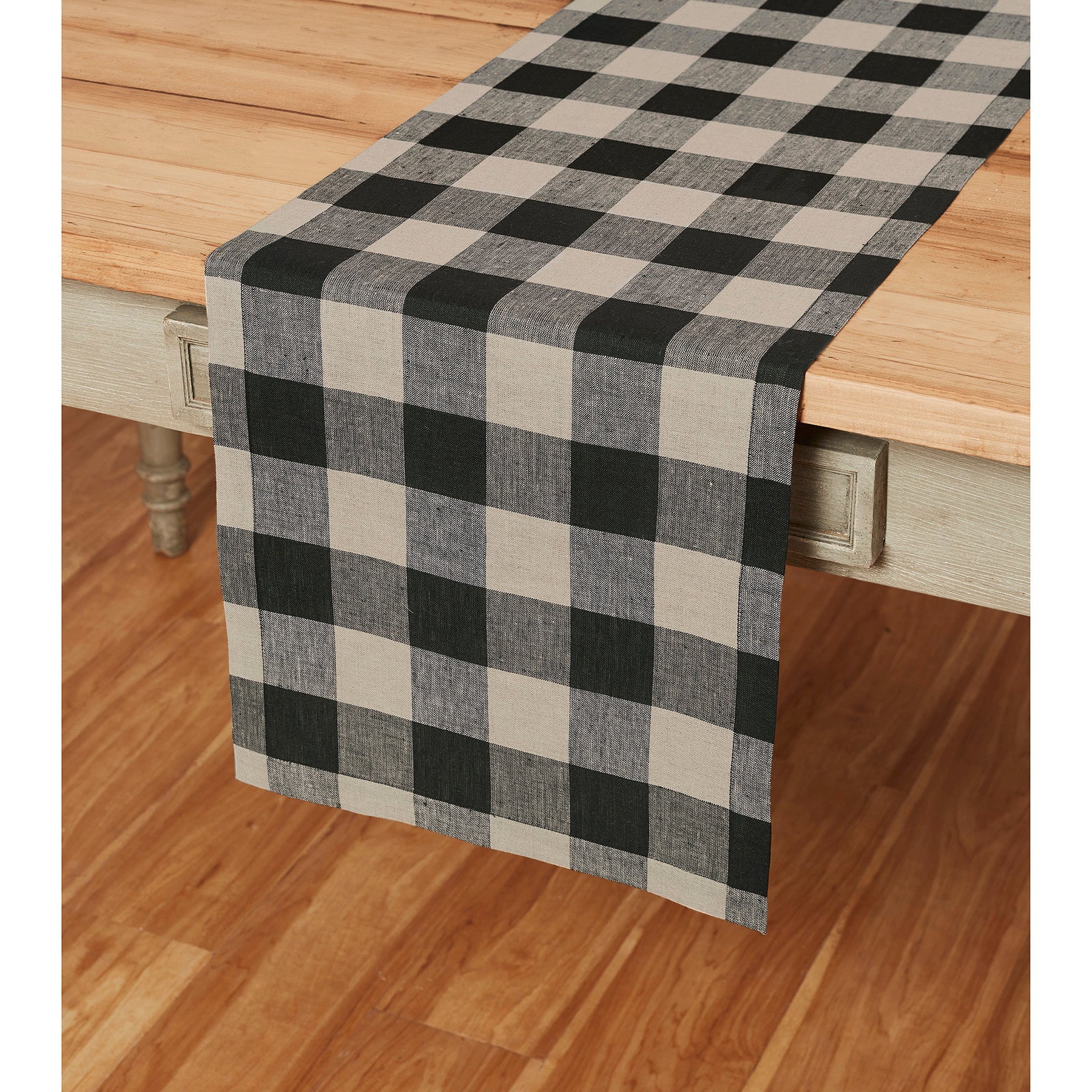 Buffalo Check Table Runner - Red and Black Plaid Cotton Table Decor for Farmhouse, Rustic & Holiday Dining - Perfect for Christmas, Thanksgiving & Everyday Use