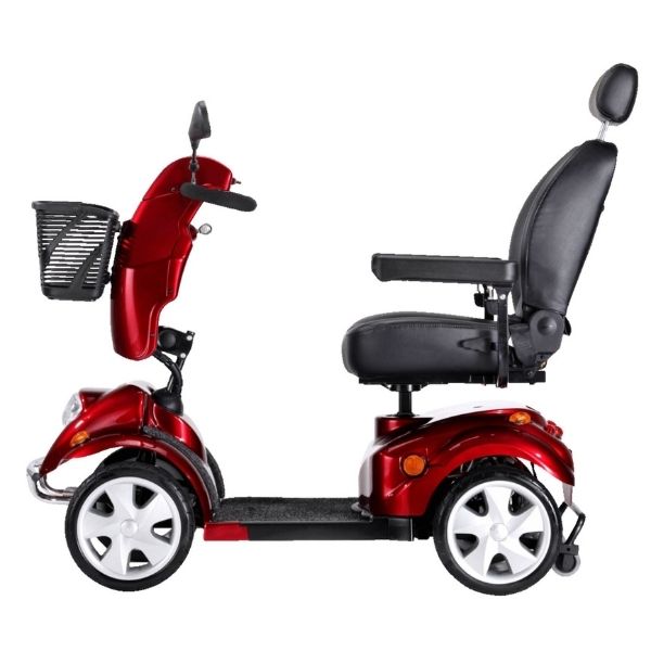 FreeRider USA FR 510F II Heavy Duty 4 Wheel Mobility Scooter - 500 lbs Weight Capacity - Bariatric Electric Scooter for Adults - Ideal for Indoor & Outdoor Use, Shopping Malls, Parks, and Travel
