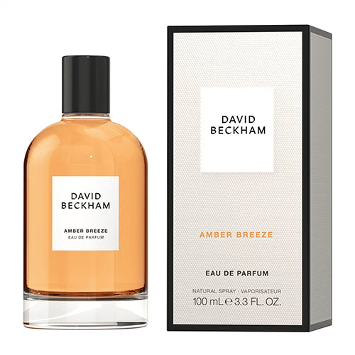 David Beckham Amber Breeze 100ml Eau De Parfum for Men - Fresh Woody Cologne, Long Lasting Fragrance for Date Night & Special Occasions