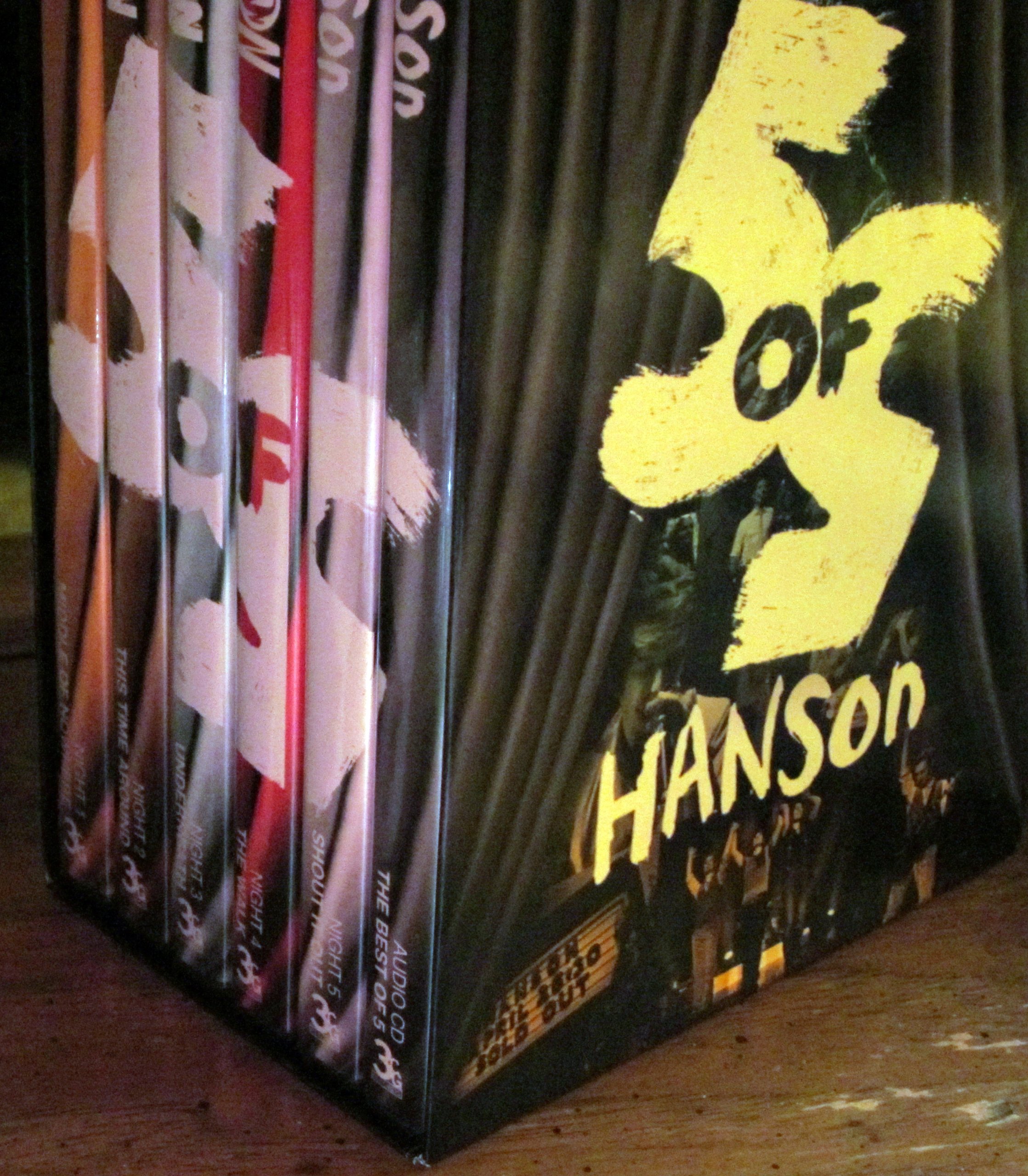 Hanson 5 of 5 CD Album with Bonus Audio Tracks - Perfect for Music Lovers, Collectors and Road Trips