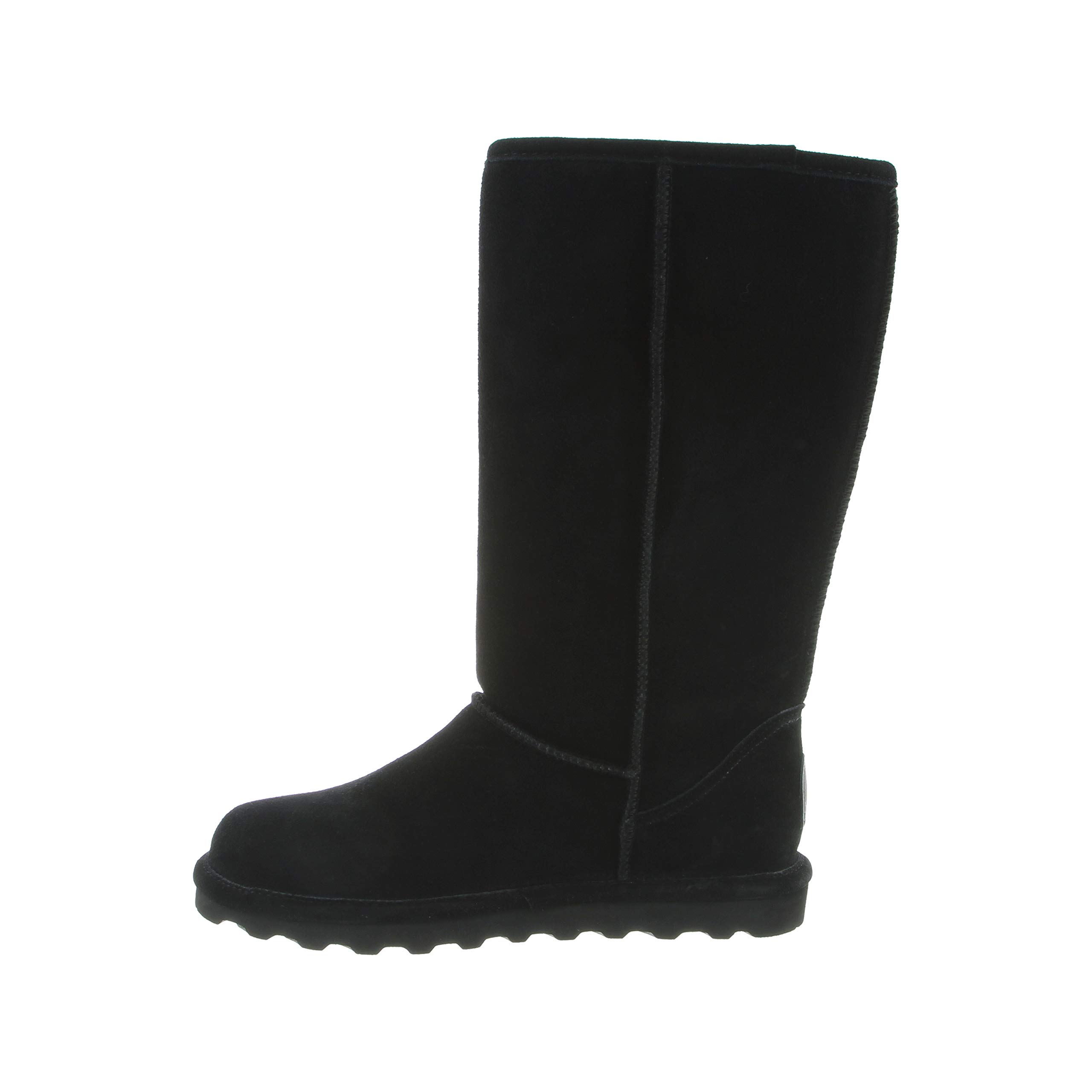 BEARPAW Women's Elle Tall Wide Winter Boots - Classic Suede Slip-On Comfort Booties for Women | Multiple Colors | Perfect for Cold Weather, Snow Days & Casual Outfits