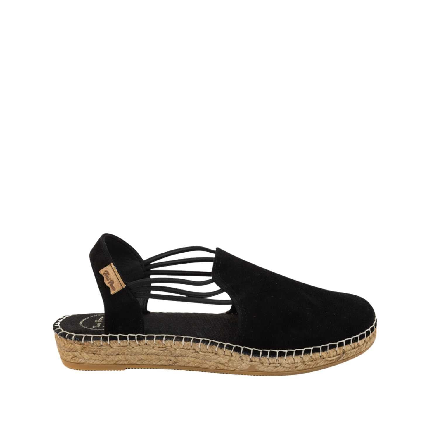 Women's Plain Suede Leather Wedge Espadrilles - Comfortable Casual Summer Shoes for Beach, Vacation & Everyday Wear | Nuria