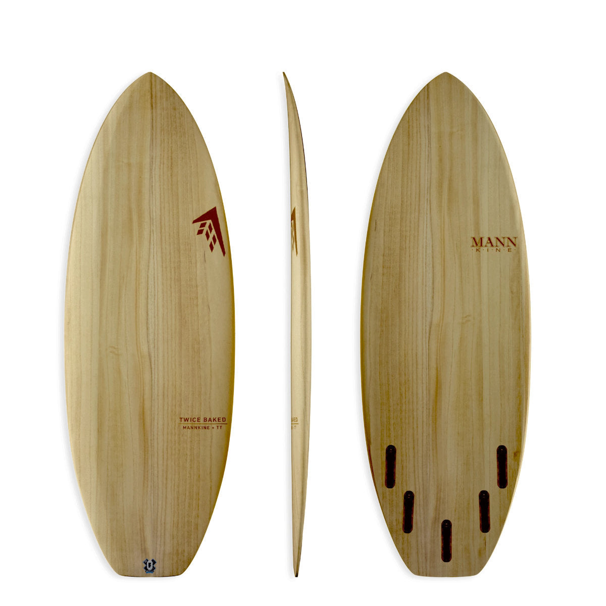 Firewire Twice Baked 5'7 Surfboard - Premium Timbertek Construction with FCS2 Fin System - Perfect for Small to Medium Waves and All-Around Surfing