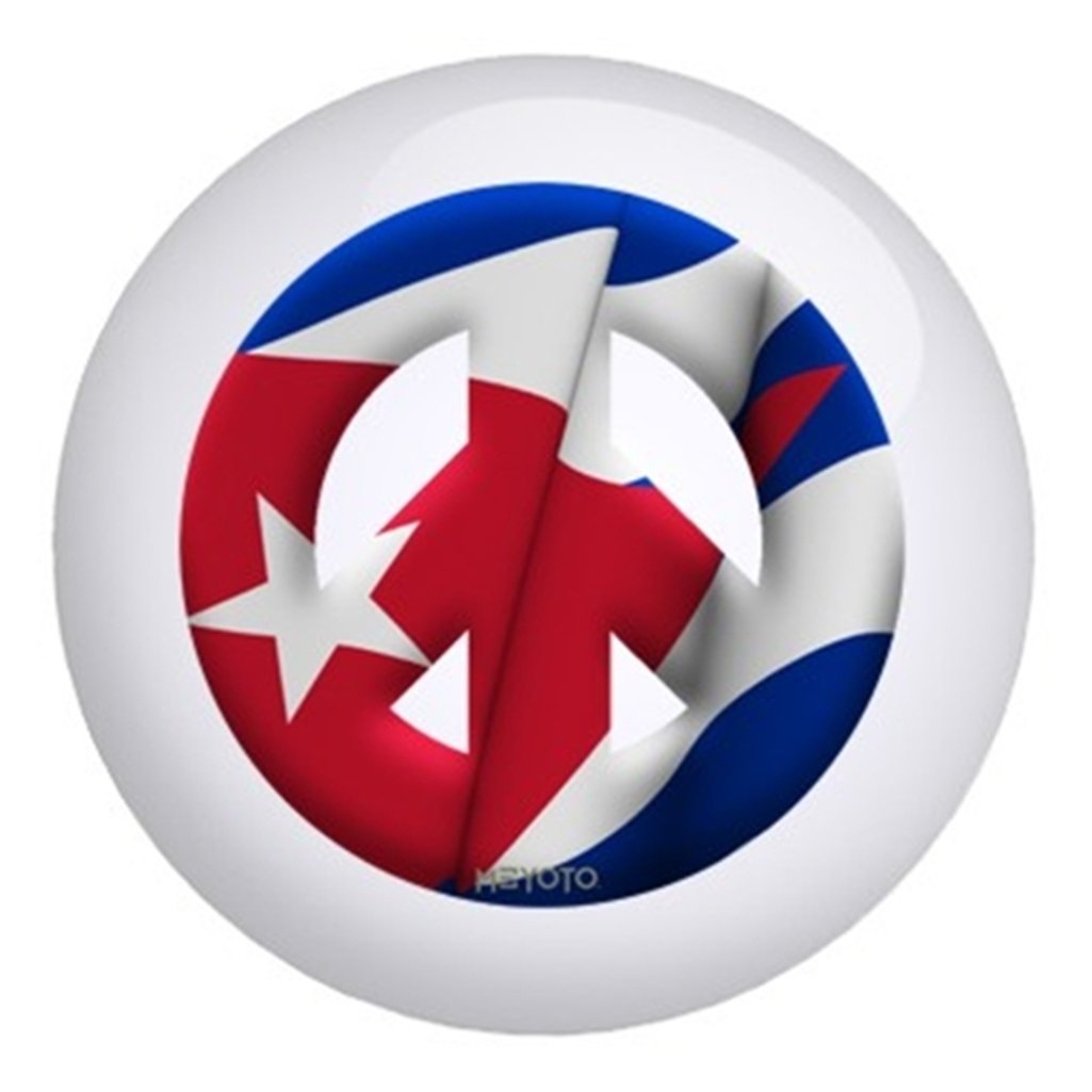 Premium Cuban Meyoto Flag Bowling Ball - High Performance, Durable Coverstock for Strikes & Spares | Perfect for League Play, Tournaments & Casual Bowling Nights