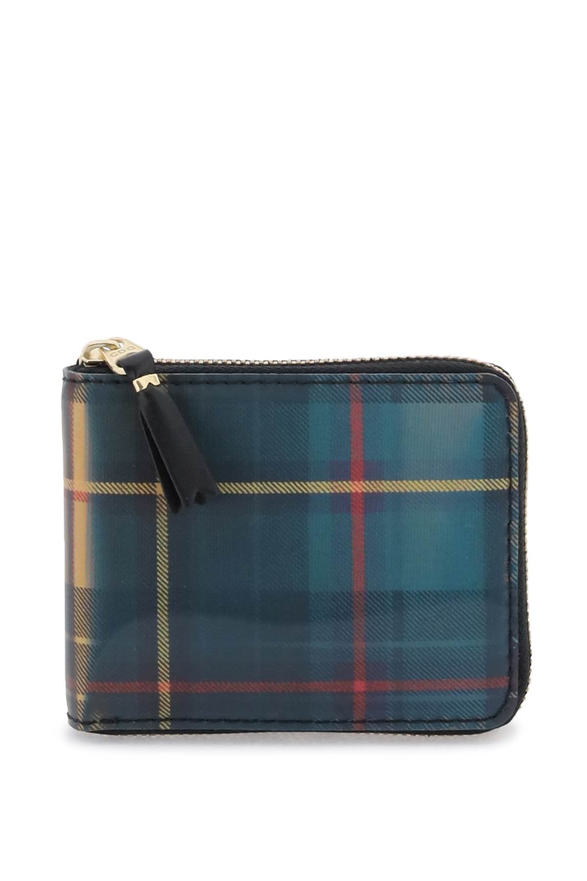 Comme des Garçons Zip Around Wallet with Lenticular Effect - Stylish RFID-Blocking Wallet for Men & Women - Perfect for Travel, Business, and Everyday Use