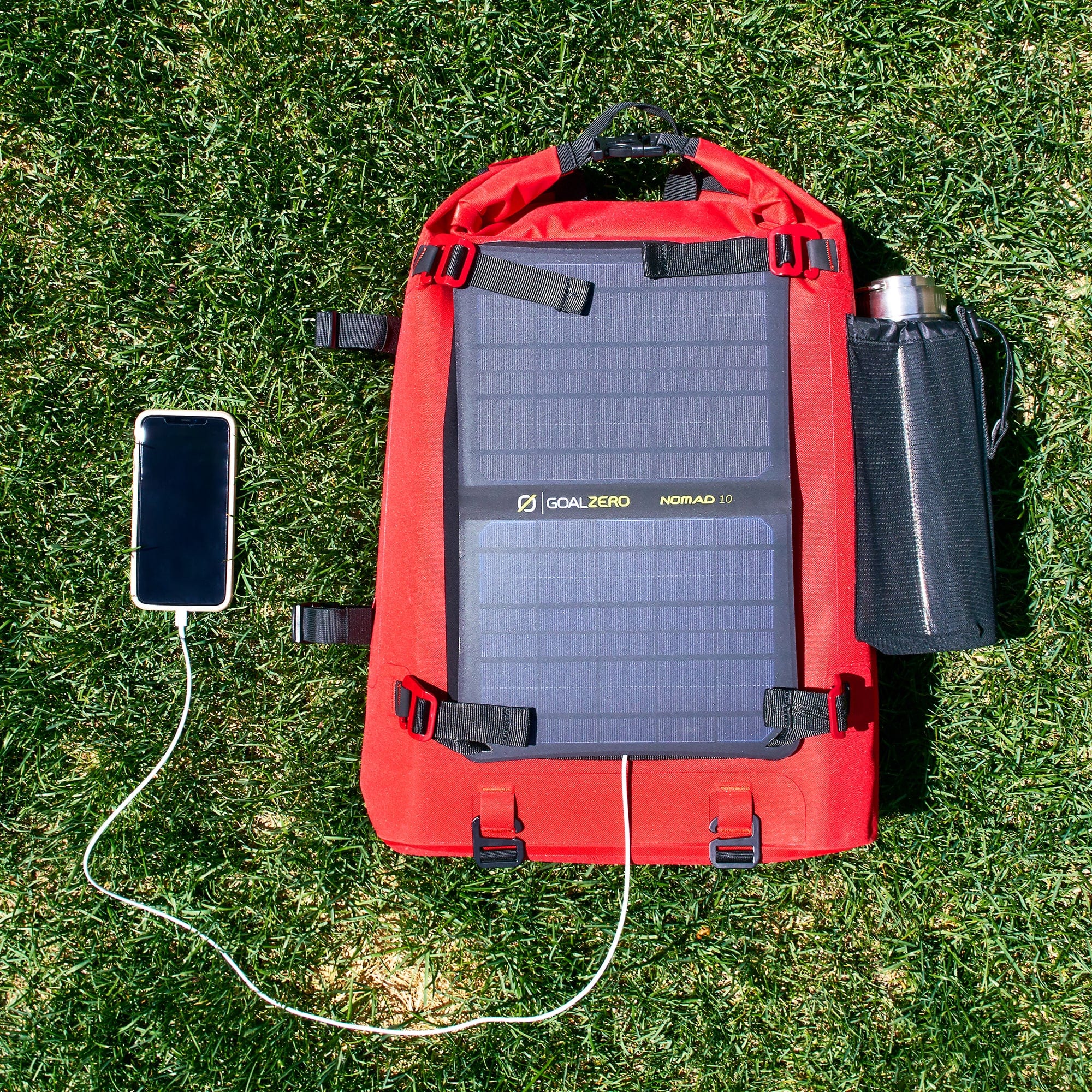 Goal Zero Nomad 10 Solar Panel - Portable 10W Solar Charger for Phones, Tablets & USB Devices | Perfect for Camping, Hiking & Emergency Power Outages