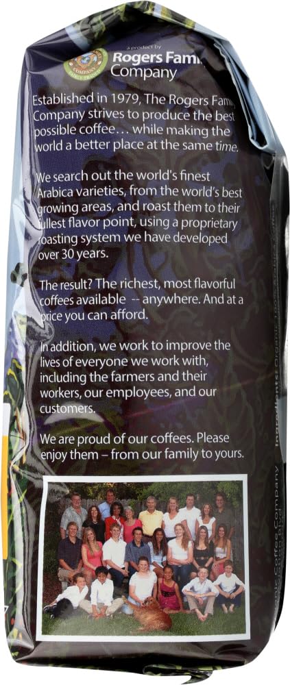 Premium Organic Ground Coffee - French Roast - 12 oz (Pack of 6) - Rich & Bold Flavor for Home Brewing, Office Use & Gifts