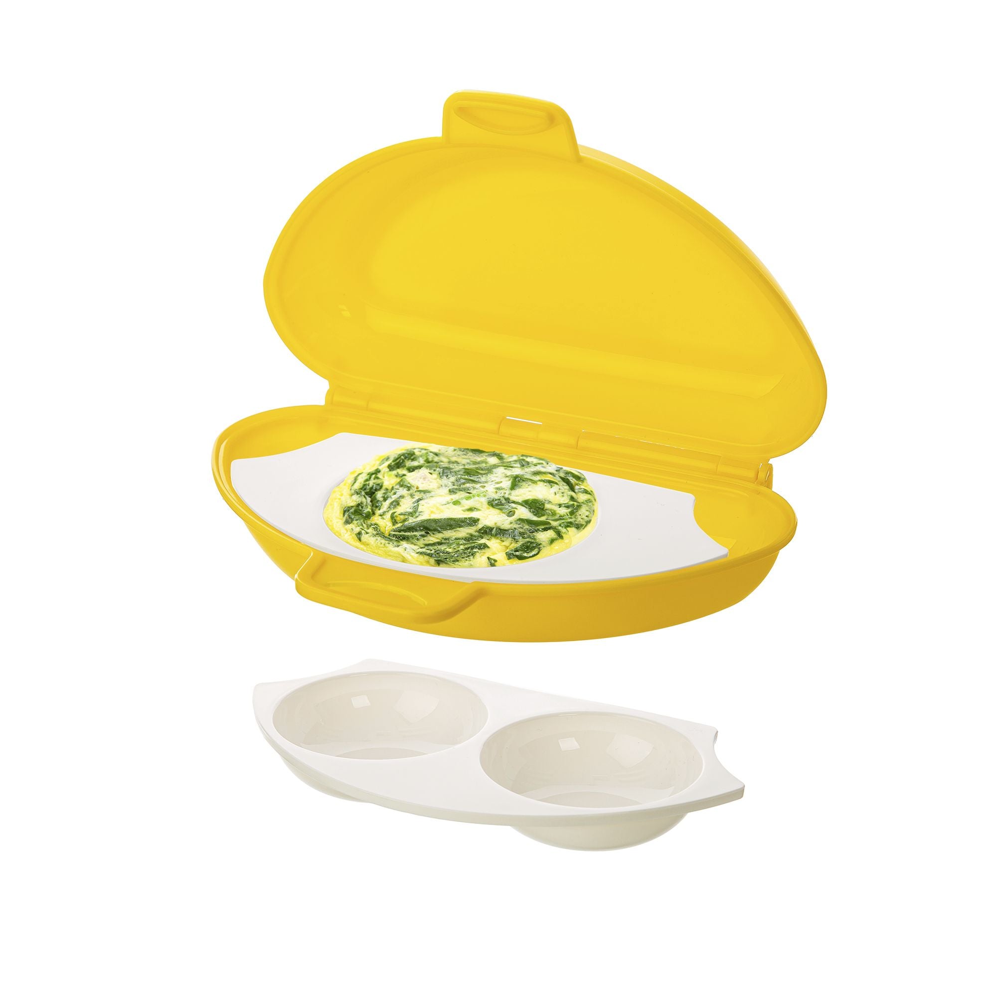 STARFRIT 4-in-1 Microwave Egg Cooker - Perfect for Poached, Scrambled, Boiled & Omelet Eggs - Ideal for Breakfast, Meal Prep & Keto Diet