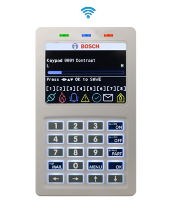 Bosch Solution 6000 Alarm System Wi-Fi Kit with 3 Standard Detectors - Home Security & Intrusion Protection for Houses & Businesses