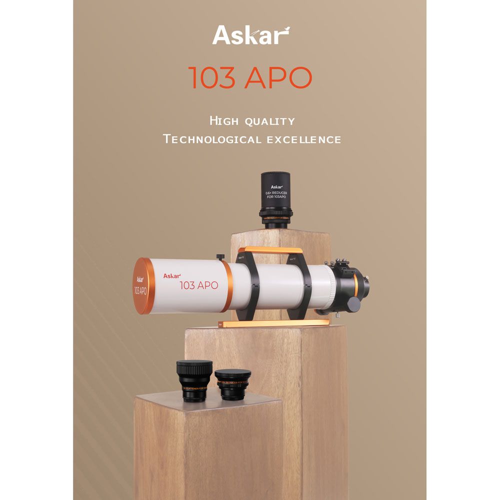 Askar 103APO Triplet Refractor Telescope OTA - Premium Astrophotography & Stargazing for Beginners and Professionals