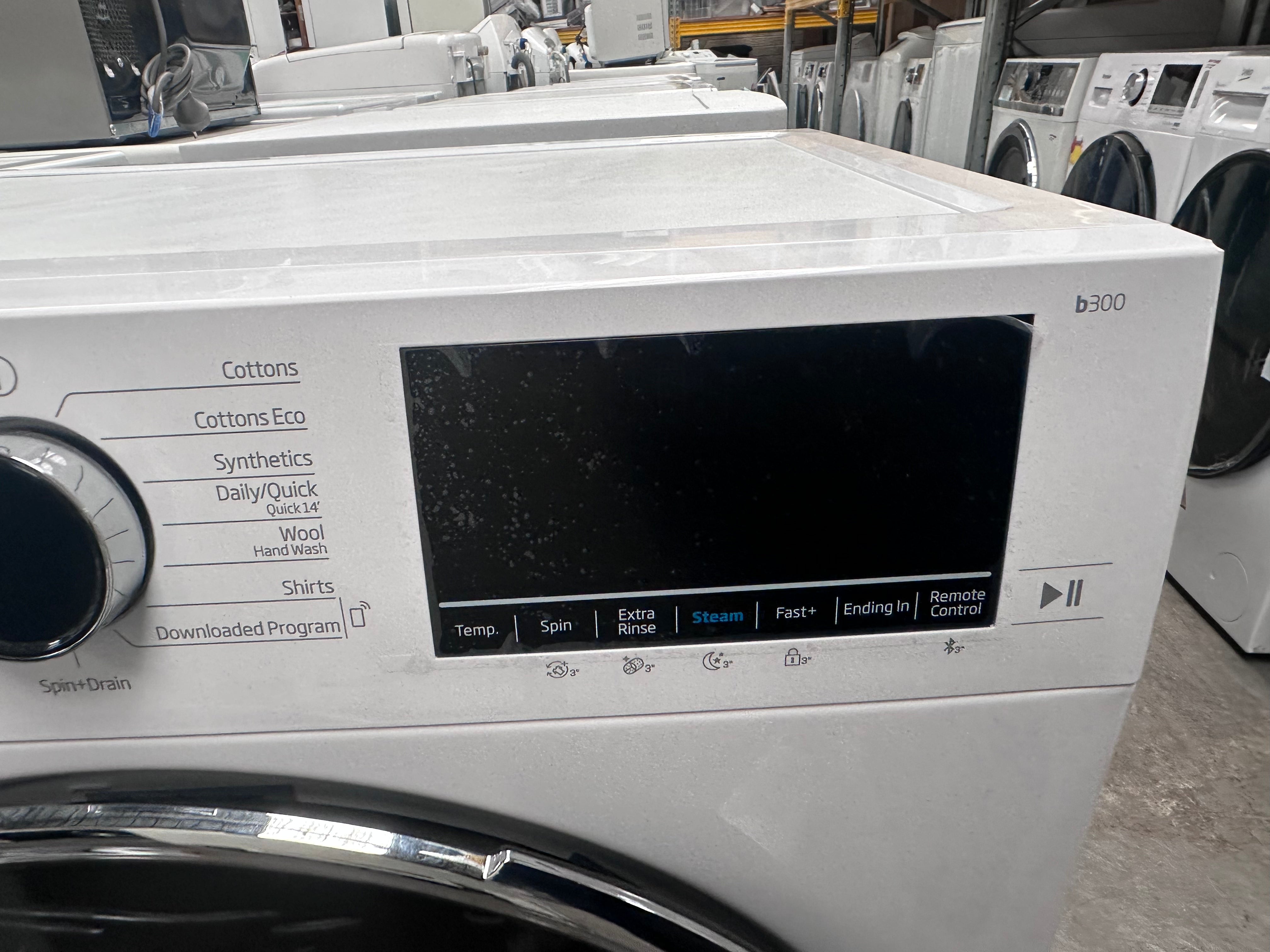 Beko BFLB8020W 8kg Front Load Washing Machine with Steam Function - Factory Second - Perfect for Small Apartments & Laundry Rooms
