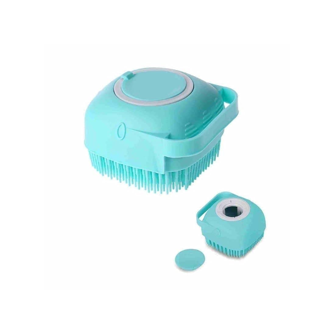 ANANYA Silicone Body Brush with Shampoo Dispenser - Exfoliating Bath Brush for Sensitive Skin, Soft Massage Brush for Shower & Spa Relaxation - Perfect for Home, Travel & Gift Giving