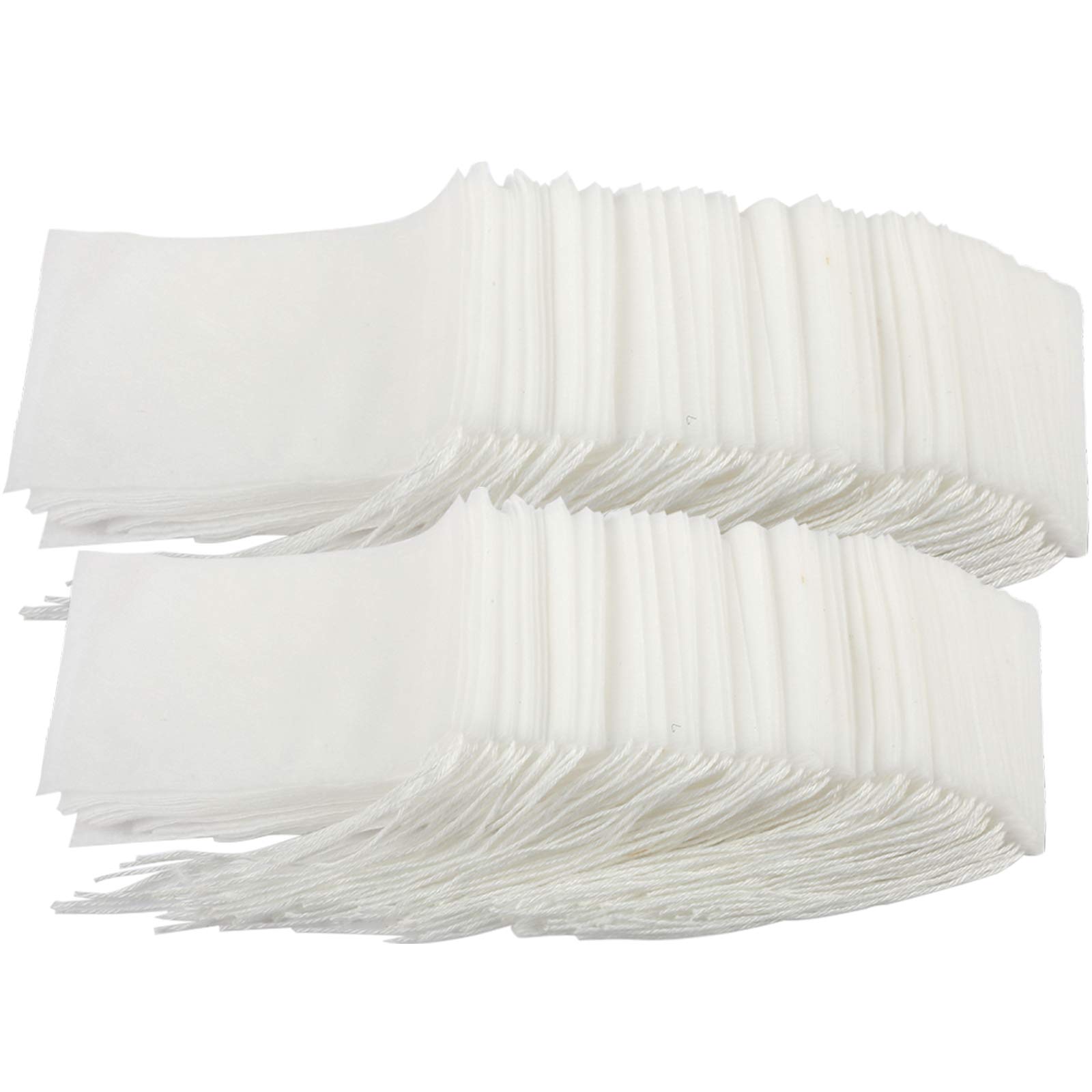 Premium Disposable Empty Tea Bags for Loose Leaf Tea - 200pcs Biodegradable Filter Bags (2.76x3.54in & 3.15x3.94in) - Perfect for Home Brewing, Iced Tea, Herbal Infusions & DIY Tea Gifts