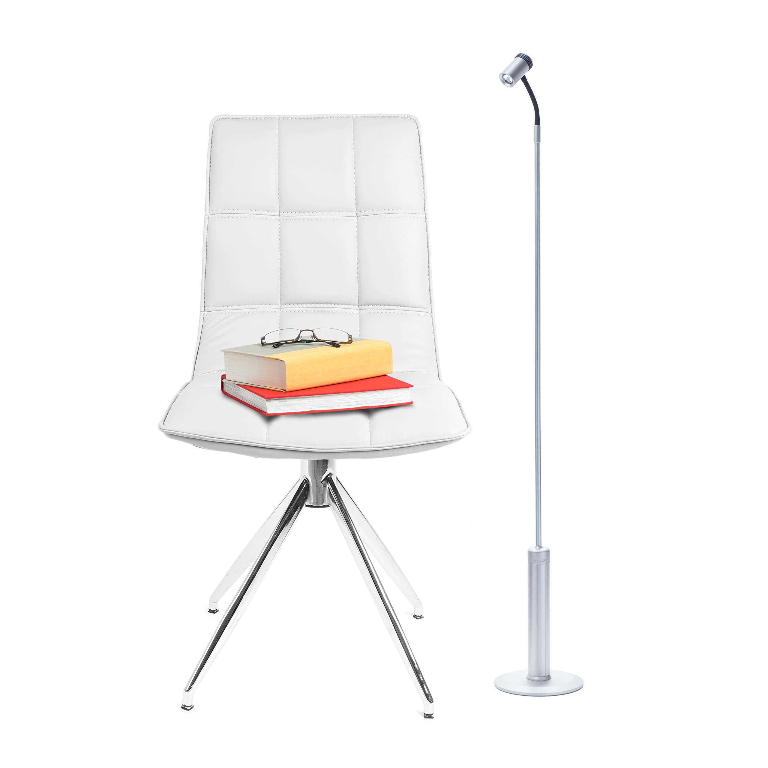 Rechargeable Cordless LED Light - Portable Reading Light for Books, Crafts, Grilling & Home Use - Perfect for Bedside, Camping, Garage & Nighttime Activities