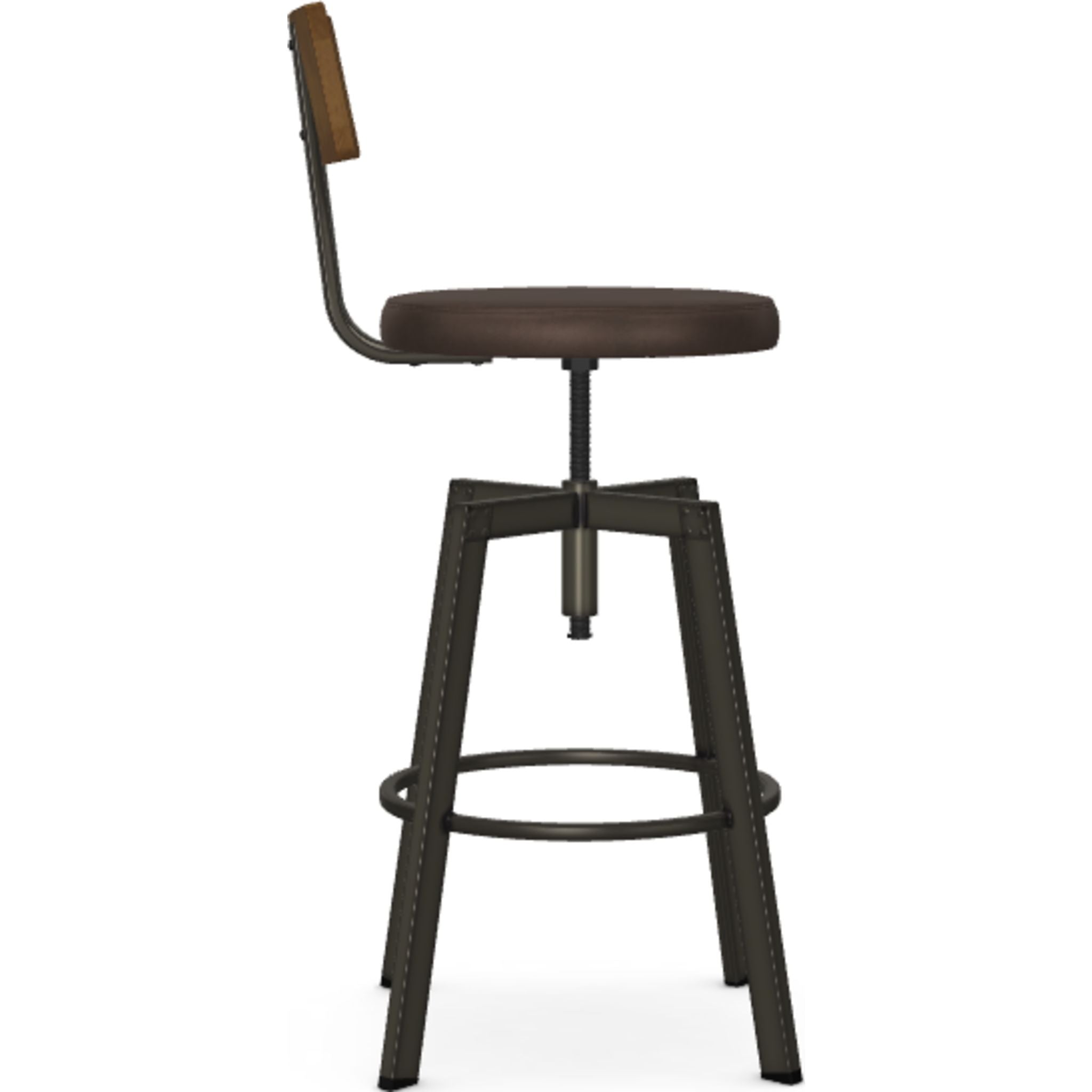 Adjustable Height Architect Stool - Ergonomic Design for Home & Office - Bark/Toasty/Harley (40263 D8 87 51) - Perfect for Drafting Tables, Workstations & Creative Spaces