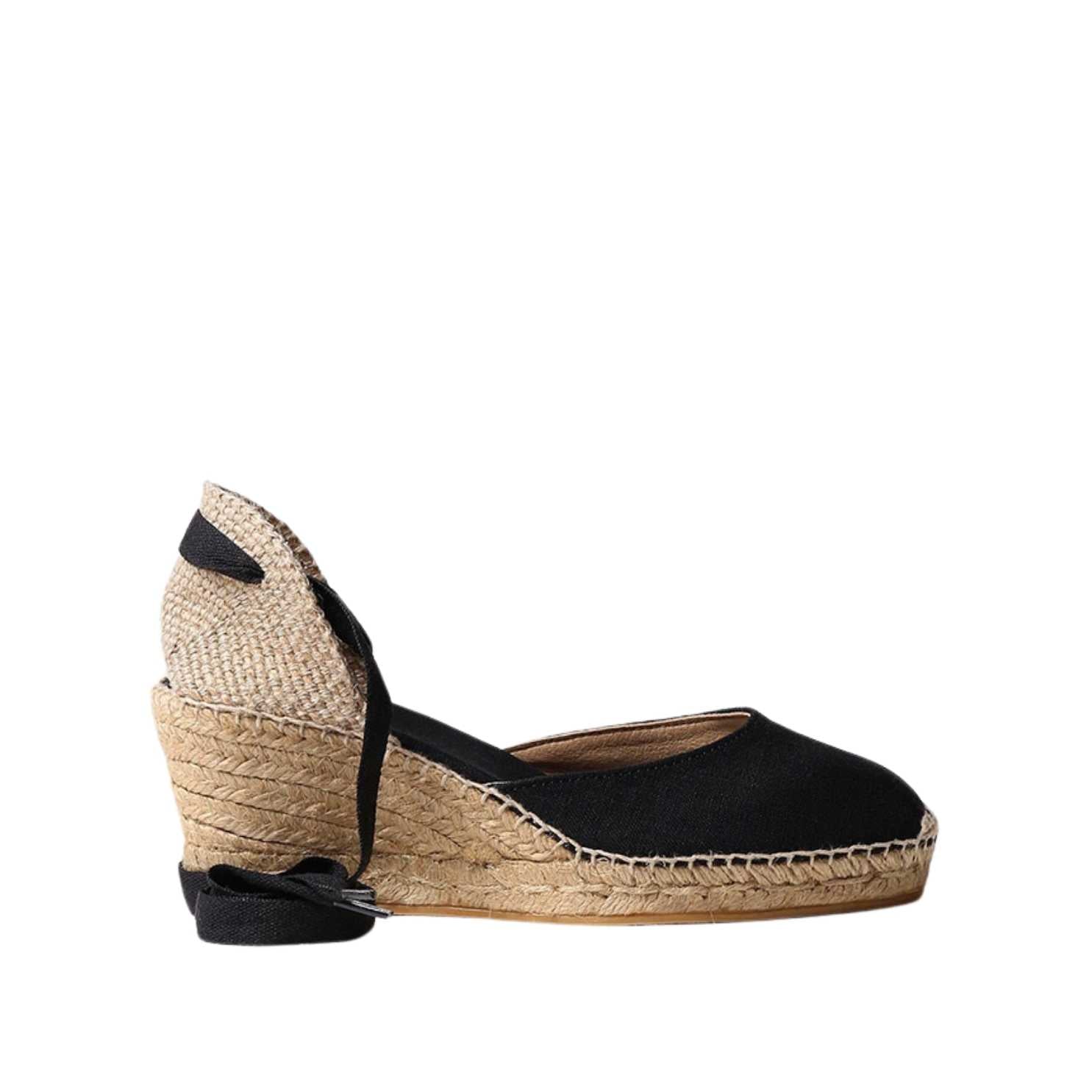 Women's Comfortable Basic Linen Wedge Espadrille Sandals - Breathable Summer Casual Shoes for Beach, Vacation & Everyday Wear