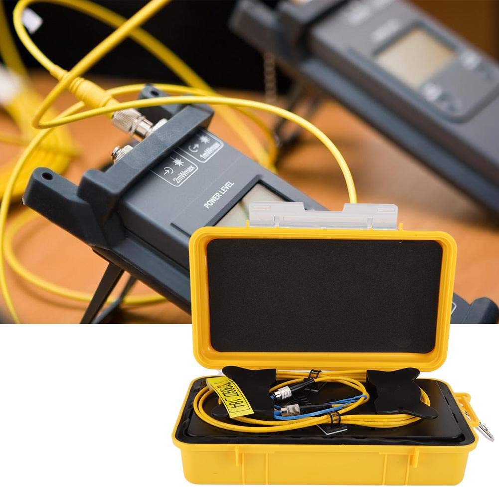 OTDR Launch Cable Box - FC/UPC to FC/UPC 1km Fiber Optic Cable for Optical Time-Domain Reflectometer Testing | Reduce Dead Zone & Improve Accuracy | Ideal for Network Installation, Maintenance & Troubleshooting
