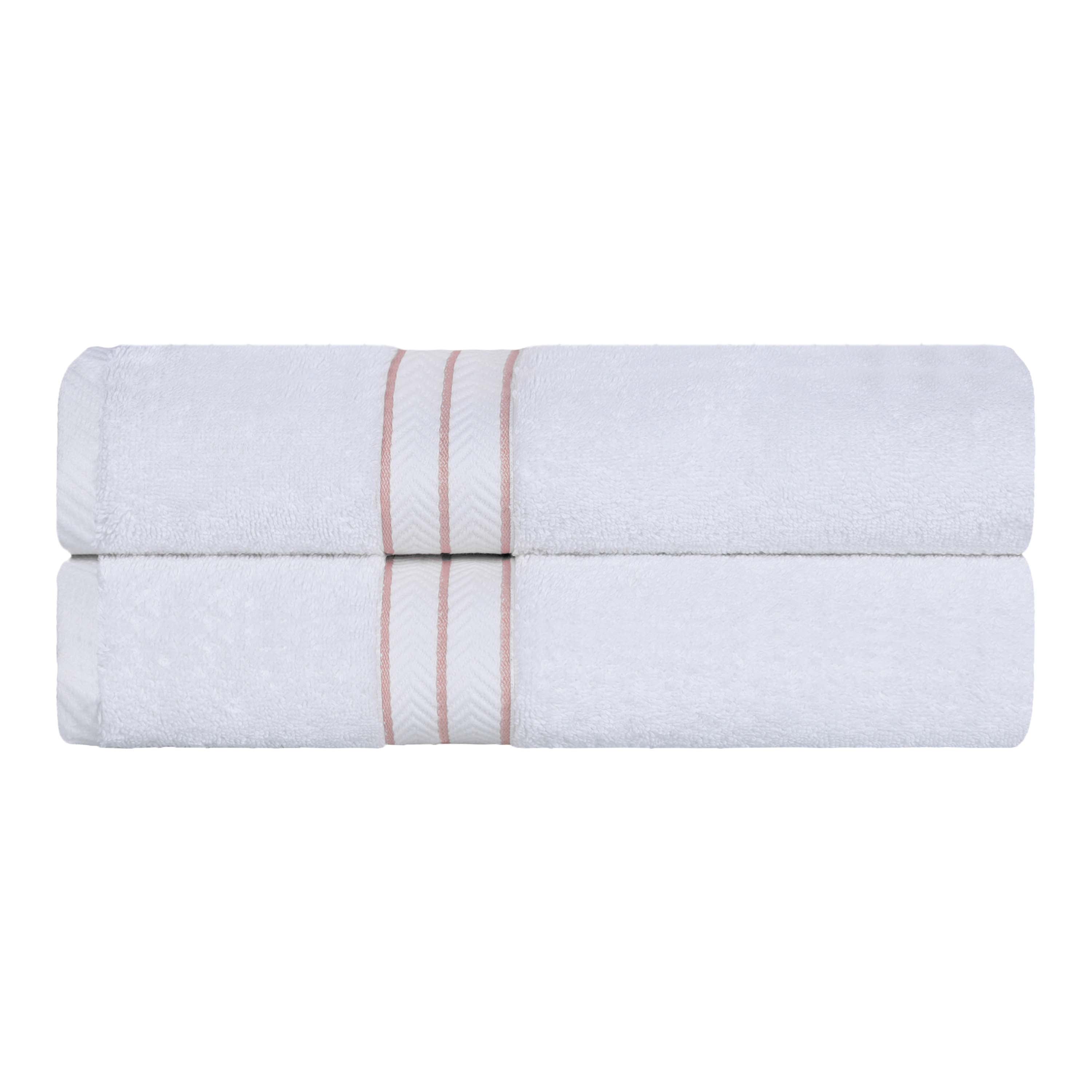Premium Turkish Cotton Ultra Plush Bath Towels - 2 Piece Set, Highly Absorbent & Quick Dry for Spa, Gym, Beach & Luxury Bathroom Use