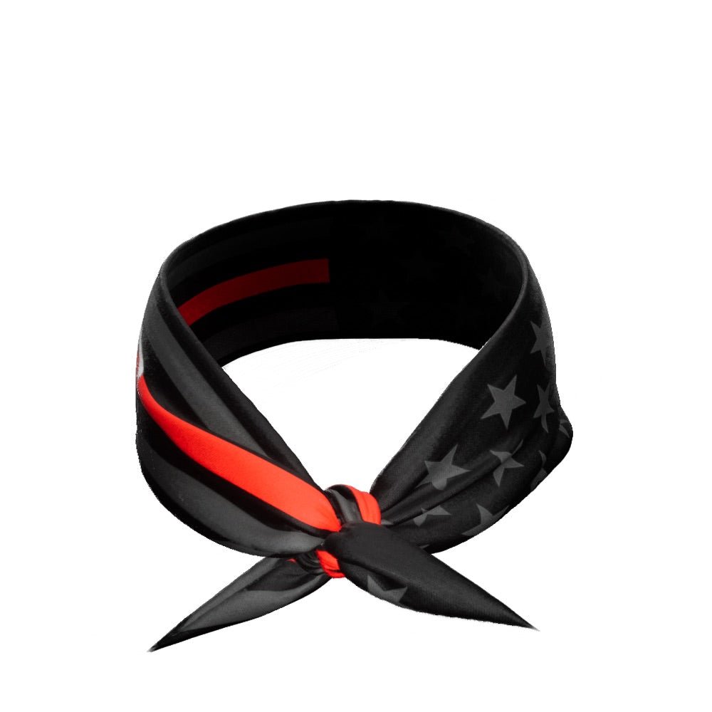 Thin Red Line Tie Headband - Stylish & Comfortable Hair Accessory for Women | Perfect for Workouts, Yoga, Sports & Everyday Wear