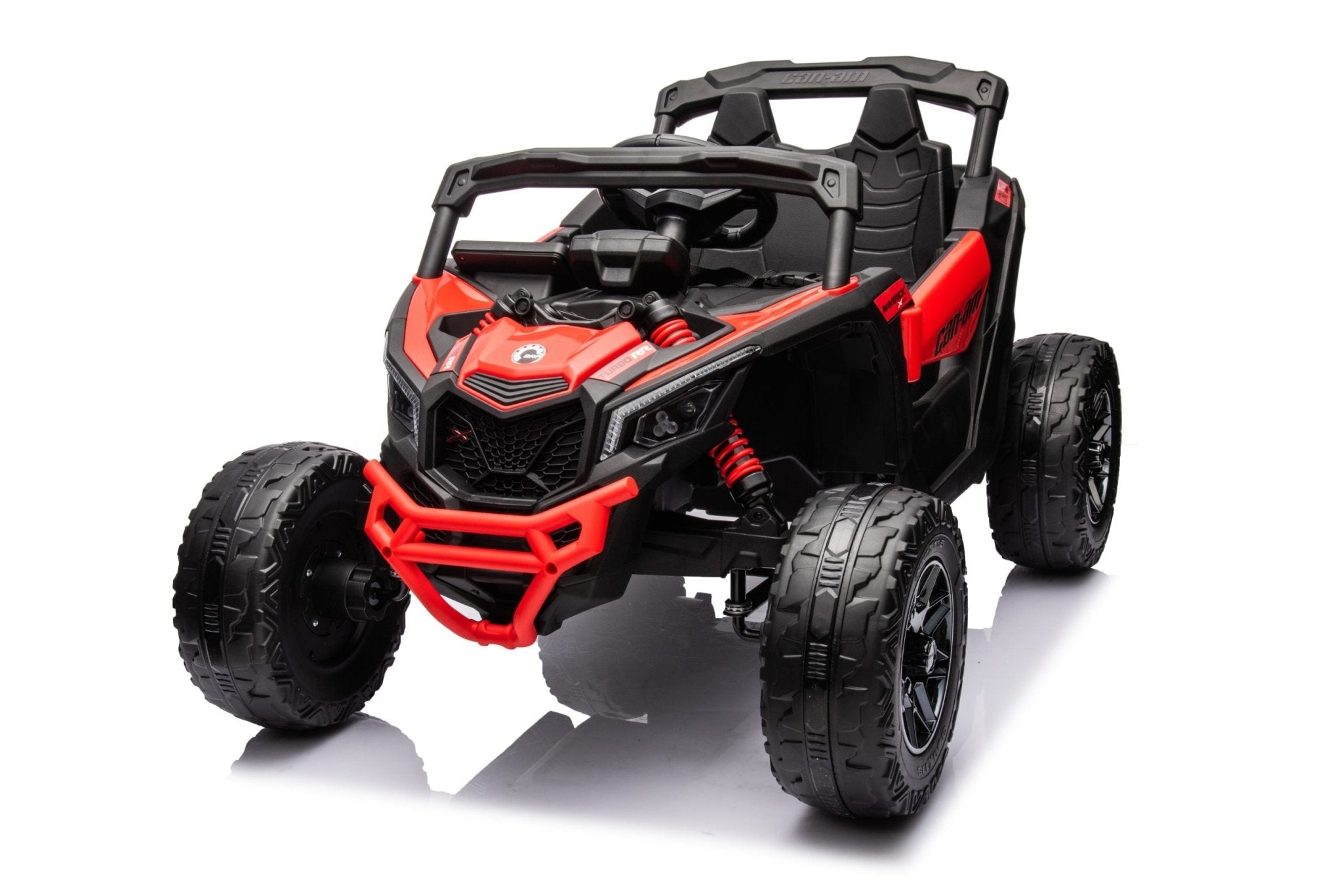 24V Can Am Maverick UTV Kids Ride On Car - 2 Seater Electric Vehicle with Suspension, LED Lights & Brushless Motor | Perfect for Outdoor Adventure & Backyard Play