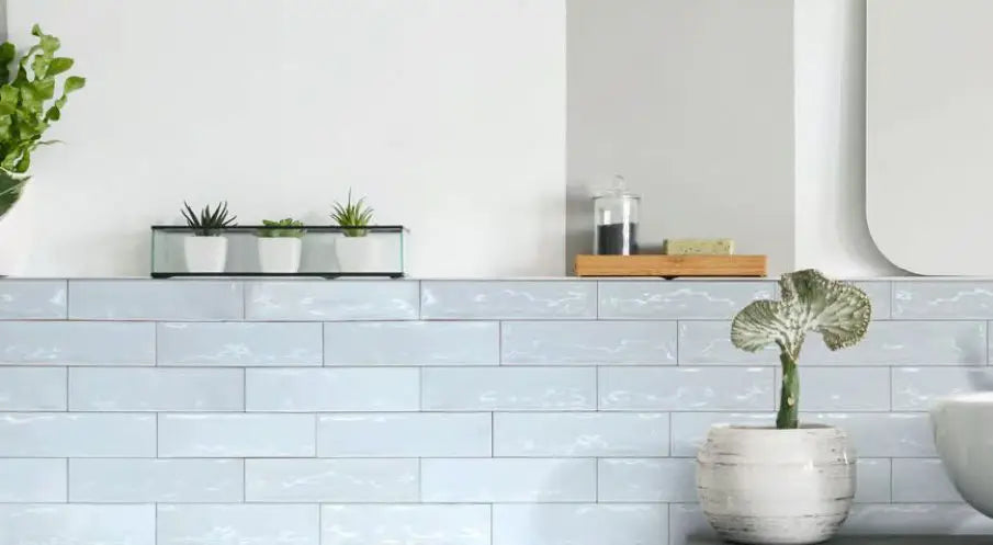 Premium Glossy Blanco Ceramic Tile - Colina Collection | Elegant & Durable for Kitchen Backsplash, Bathroom Walls & Flooring