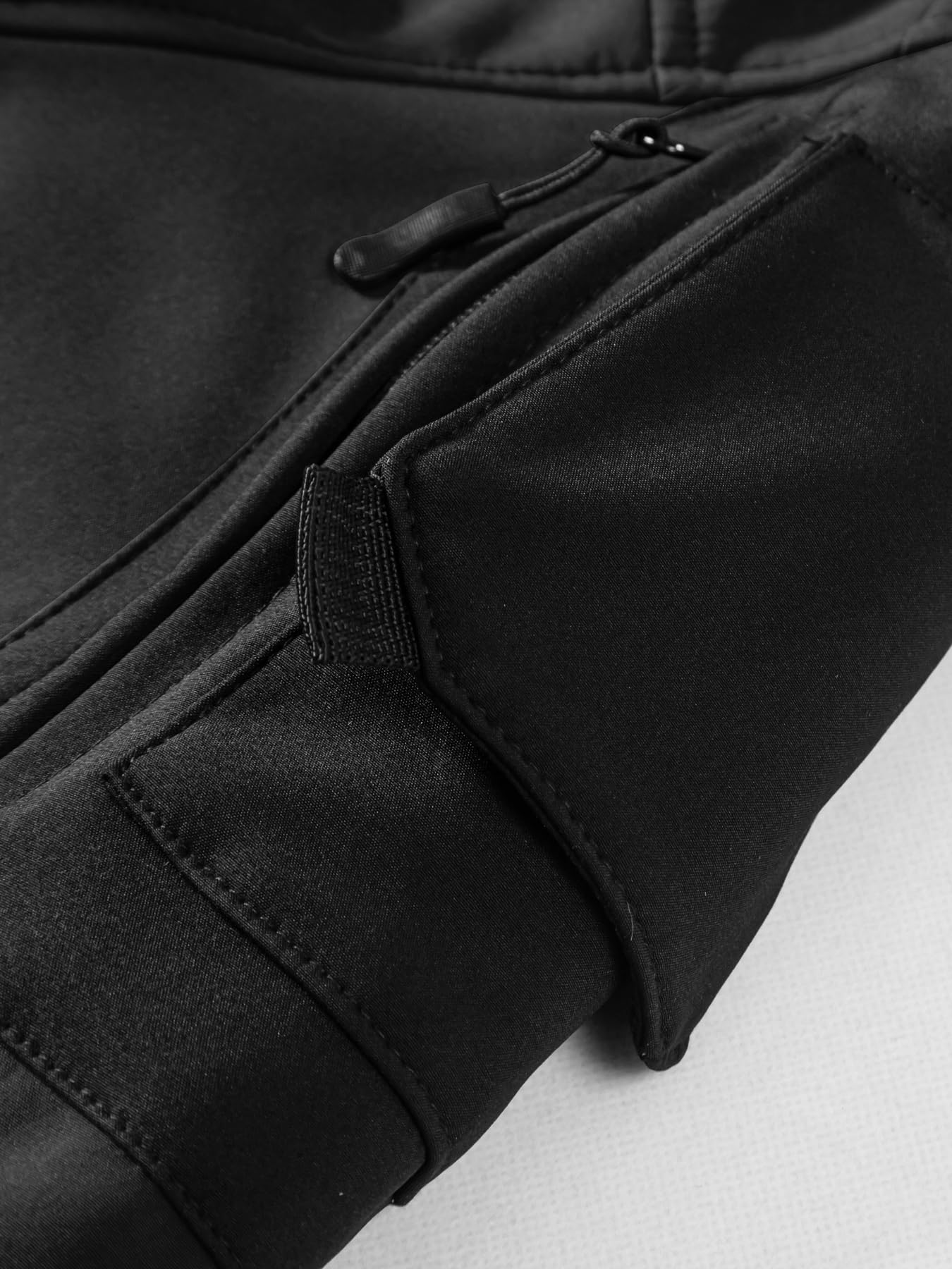 Men's Tactical Soft Shell Jacket - Lightweight Water-Resistant Windbreaker with Hood & Pockets for Outdoor Hiking, Camping & Daily Wear | Spring Fall Jacket for Men