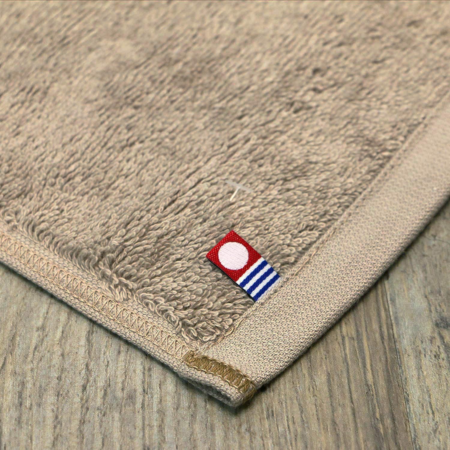 Premium Japanese Imabari Iori Bath Towel - Ultra Soft, Absorbent & Quick-Drying Shower Towel Set - Luxury Sand Color for Spa, Beach & Home Use
