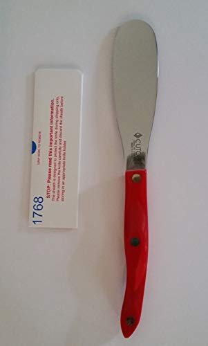 Cutco 1768R Spatula Spreader with Red Handle - Premium Kitchen Utensil for Baking, Cooking & Food Prep - Ideal for Frosting, Spreading Butter & Serving Dishes