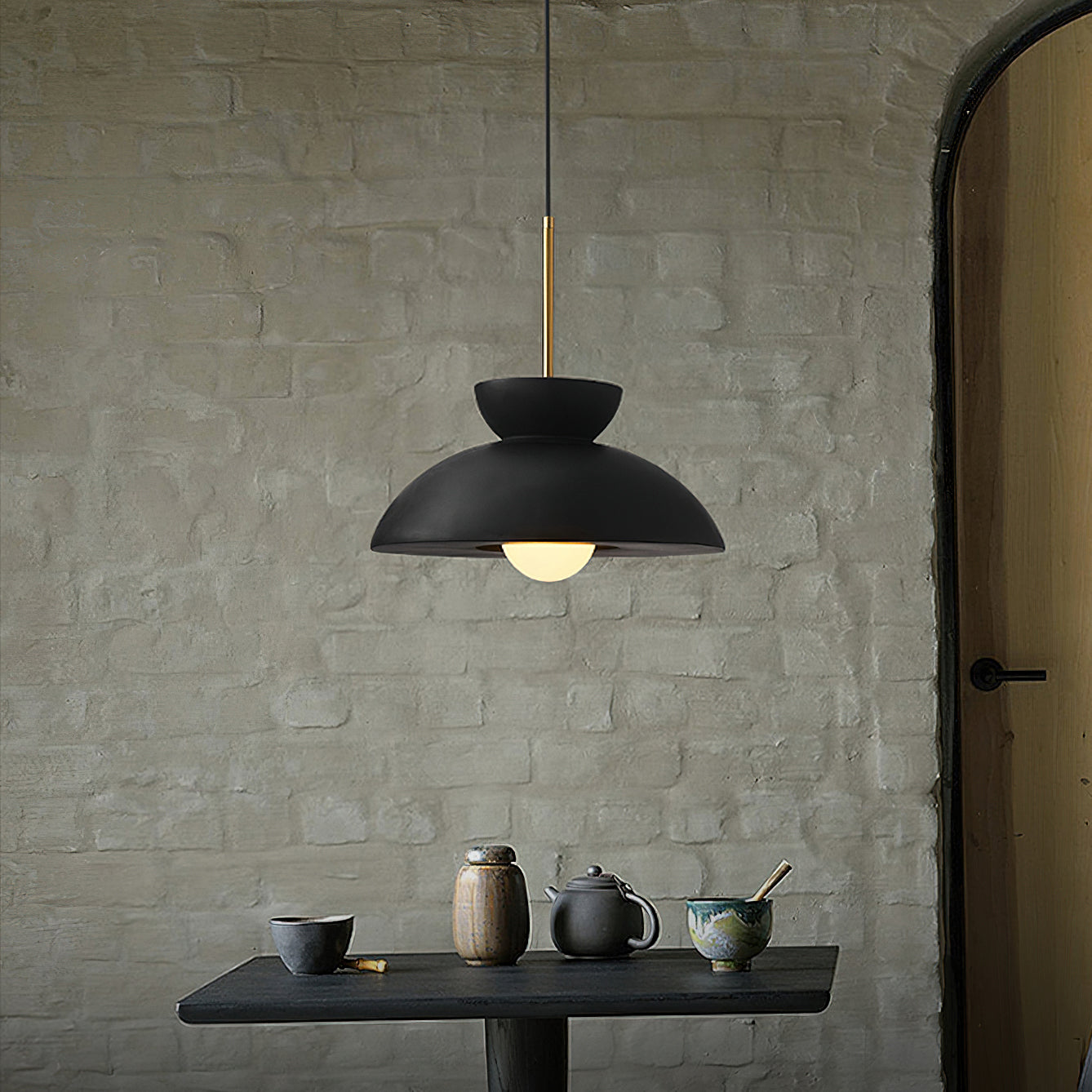 Augustus Pendant Lamp - Modern Hanging Light Fixture for Kitchen Island, Dining Room & Bedroom | Dimmable LED Chandelier with Adjustable Height