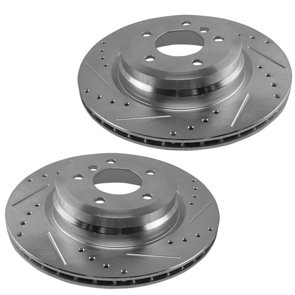 High-Performance BMW Brake Rotors - Drilled & Slotted Zinc Plated with Posi Quiet Ceramic Pads | 100% New Auto Parts & Car Accessories | Perfect for Racing, Daily Driving & Performance Upgrades