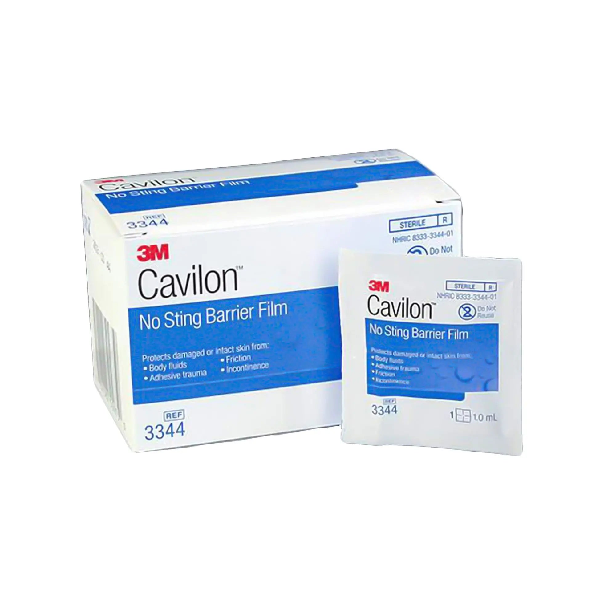 3M Cavilon No Sting Barrier Film - 30 Count Box | Skin Protection for Ostomy, Wounds & Incontinence | Medical Grade Adhesive Barrier for Sensitive Skin