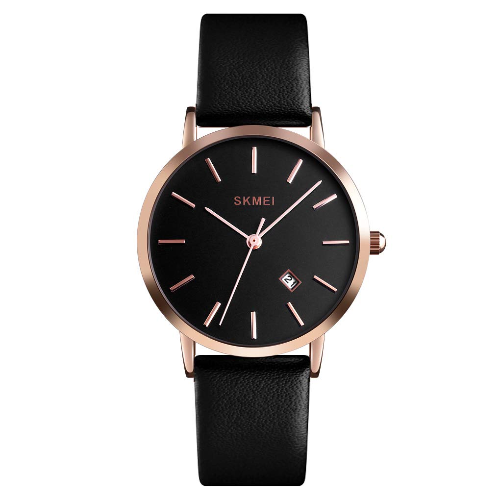 Elegant Women's Analog Watch with Date - Waterproof Stainless Steel Mesh Band Quartz Casual Wristwatch for Women | Perfect for Office, Dating & Everyday Wear