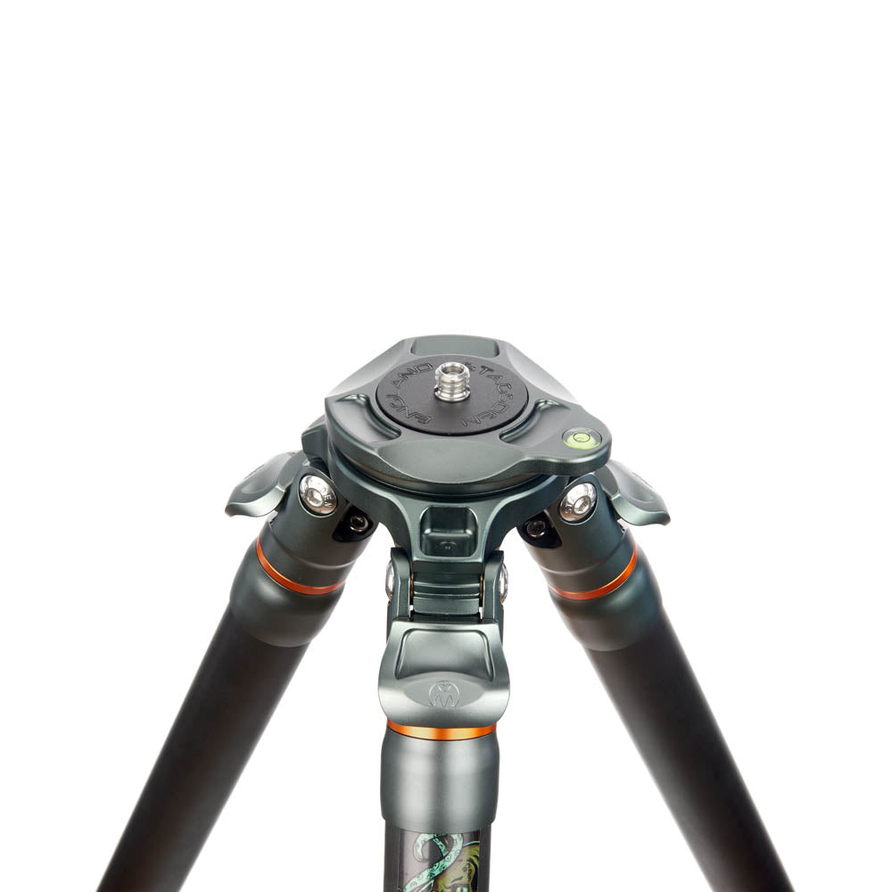 Legends Mike Carbon Fiber Leveling Base Tripod - Professional Camera Support for Outdoor Photography & Videography - Ideal for Travel, Landscape, and Studio Shoots
