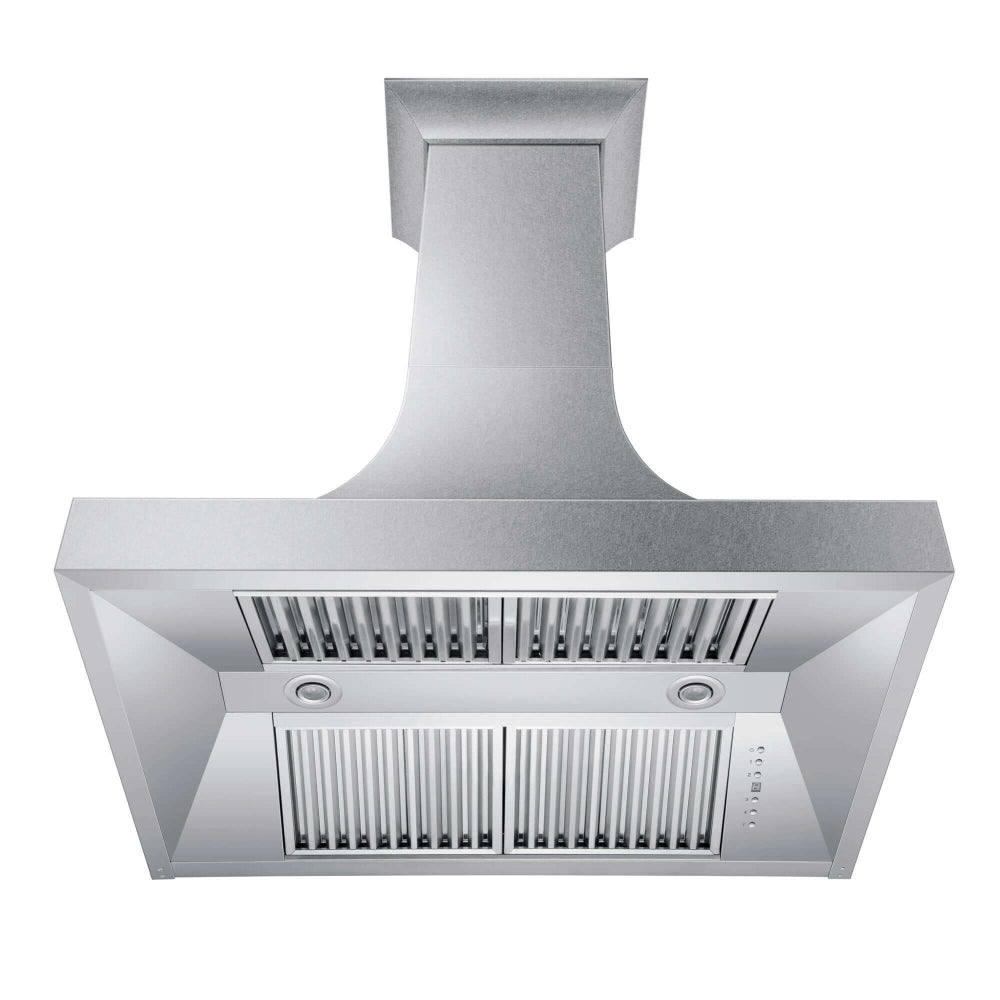 ZLINE 8632S Designer Series Satin Stainless Steel Ducted Wall Range Hood - 30