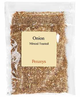 Penzeys Spices Toasted Minced Onions 2.6 oz (3/4 Cup) - Perfect for Soups, Stews, Salads & Seasoning - Pack of 1